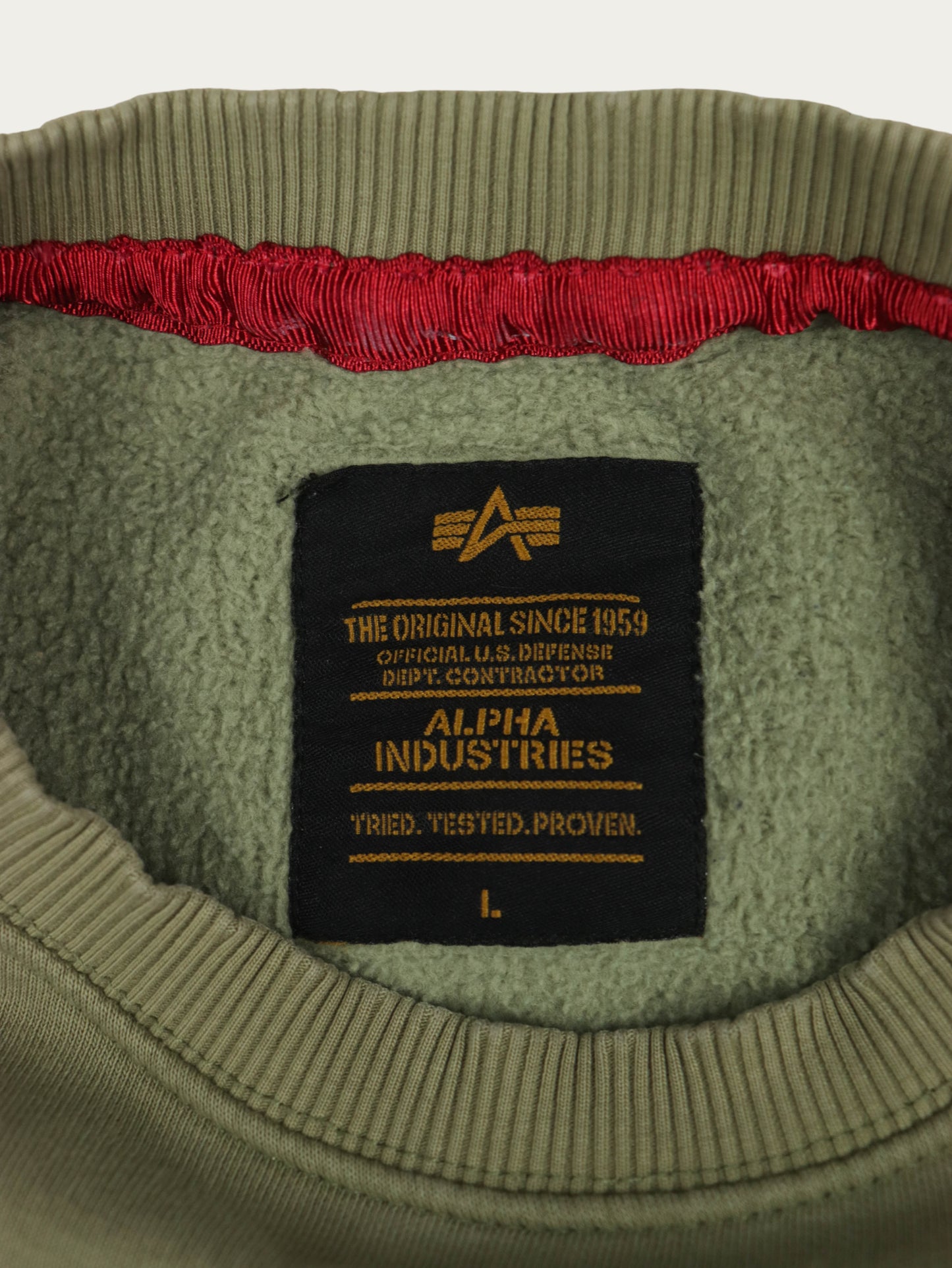 SUDADERA ALPHA INDUSTRIES VINTAGE 00S