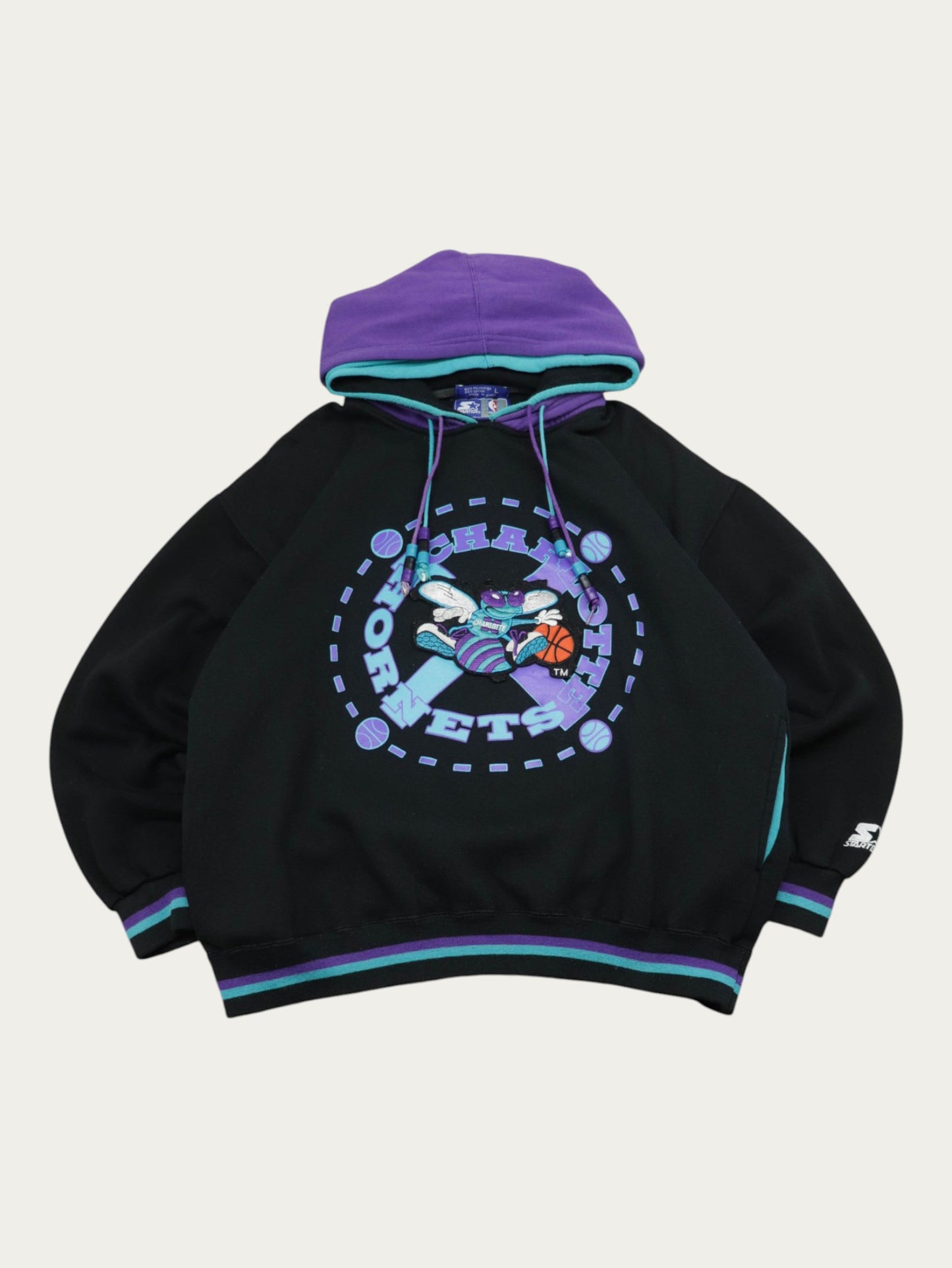 SUDADERA STARTER NBA CHARLOTTE HORNETS VINTAGE 90S