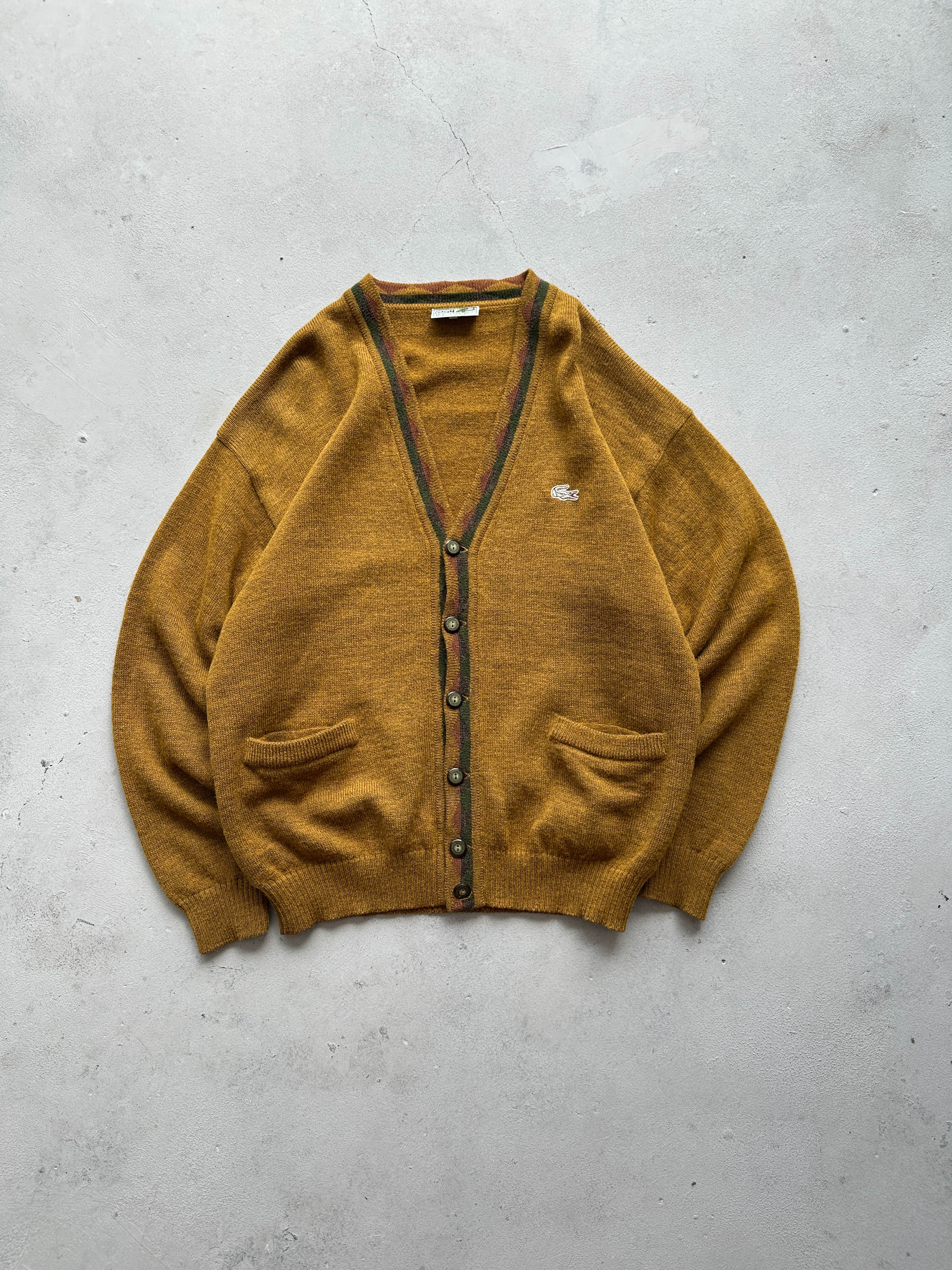 Cardigan Lacoste vintage 90s