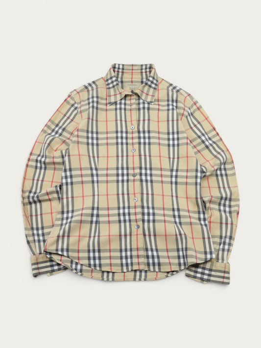 CAMISA BURBERRY NOVA CHECK VINTAGE 00S