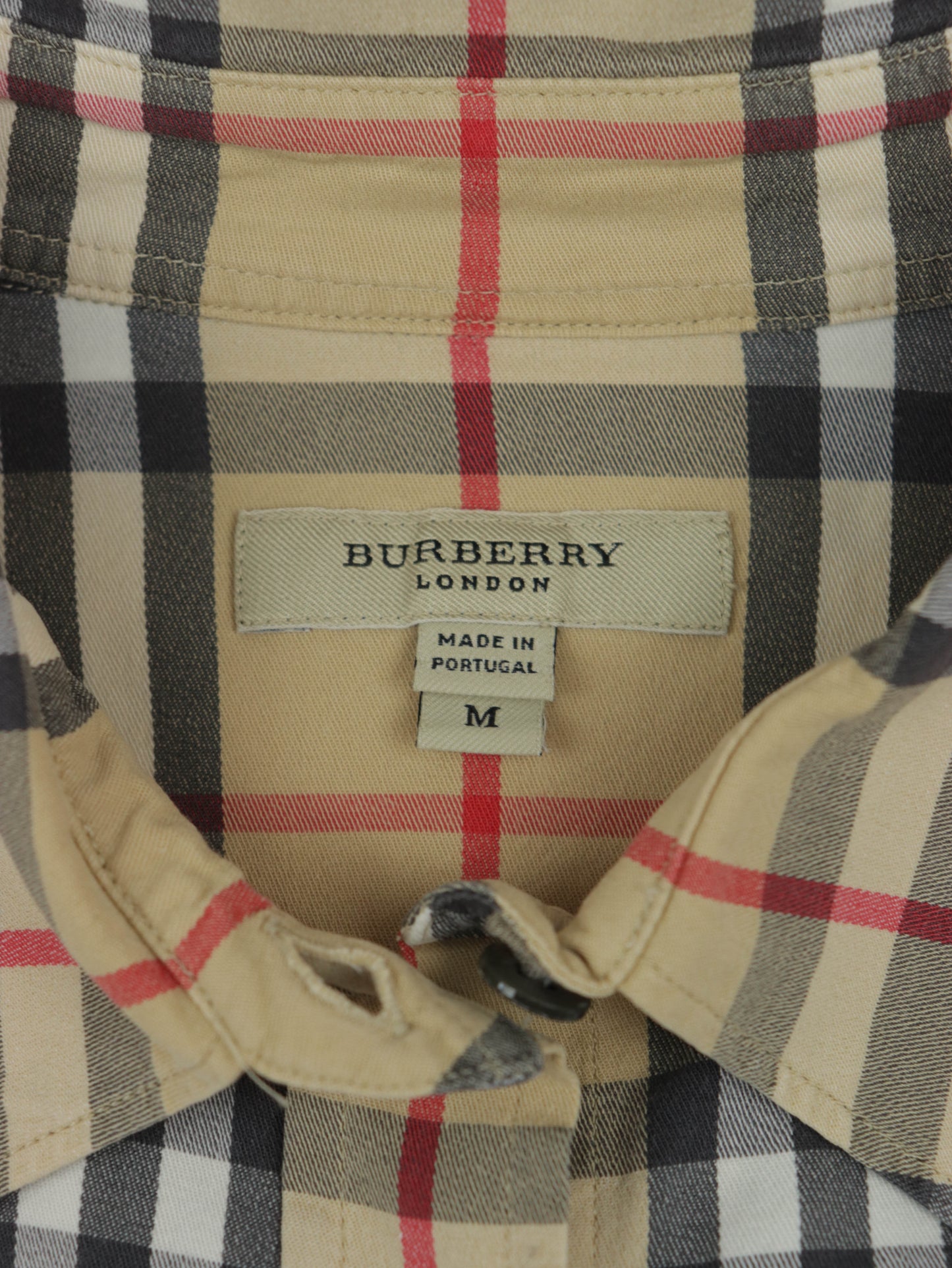 CAMISA BURBERRY NOVA CHECK VINTAGE 00S