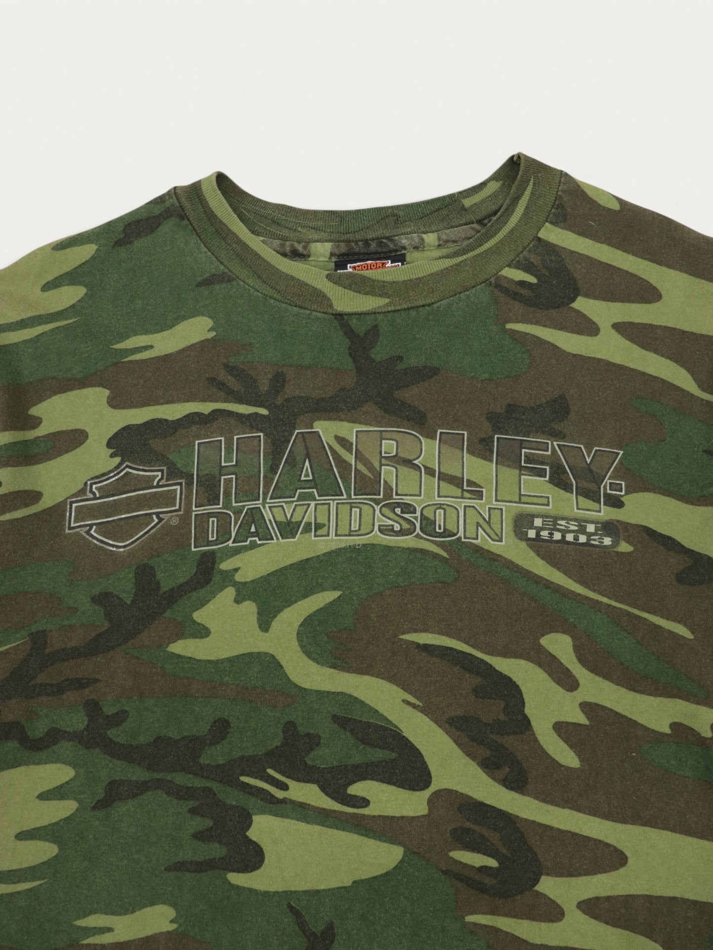 CAMISETA HARLEY DADVIDSON CAMO VINTAGE 00S