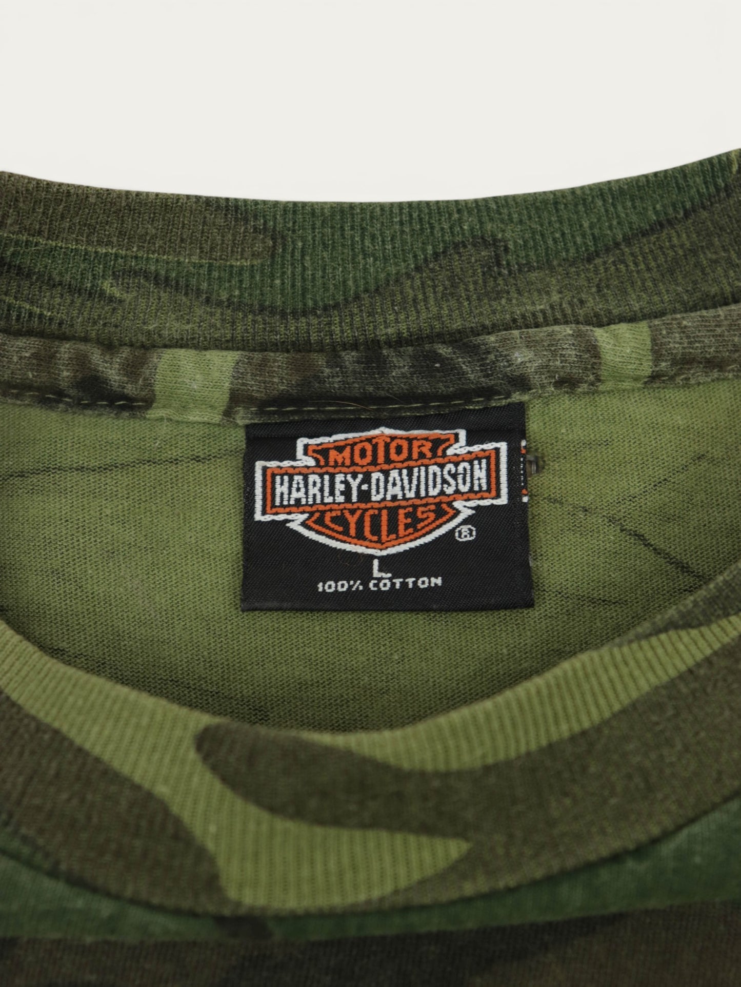 CAMISETA HARLEY DADVIDSON CAMO VINTAGE 00S
