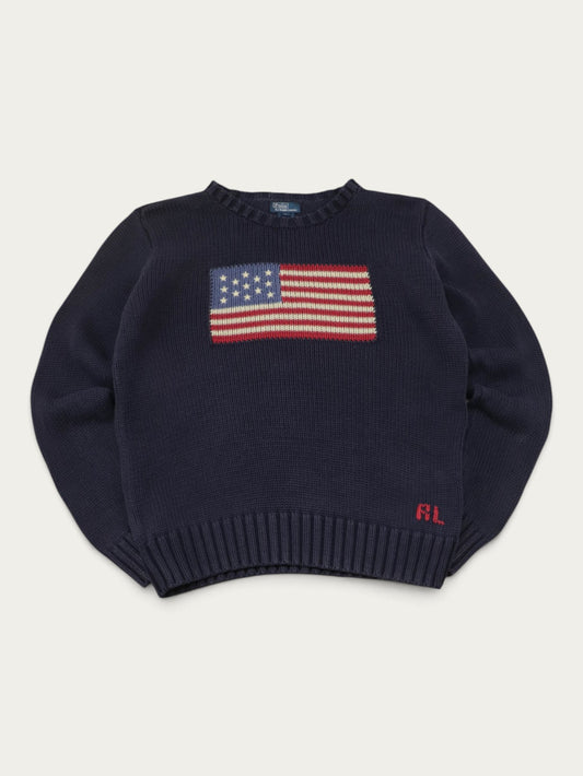 JERSEY RALPH LAUREN AMERICAN FLAG VINTAGE 00S