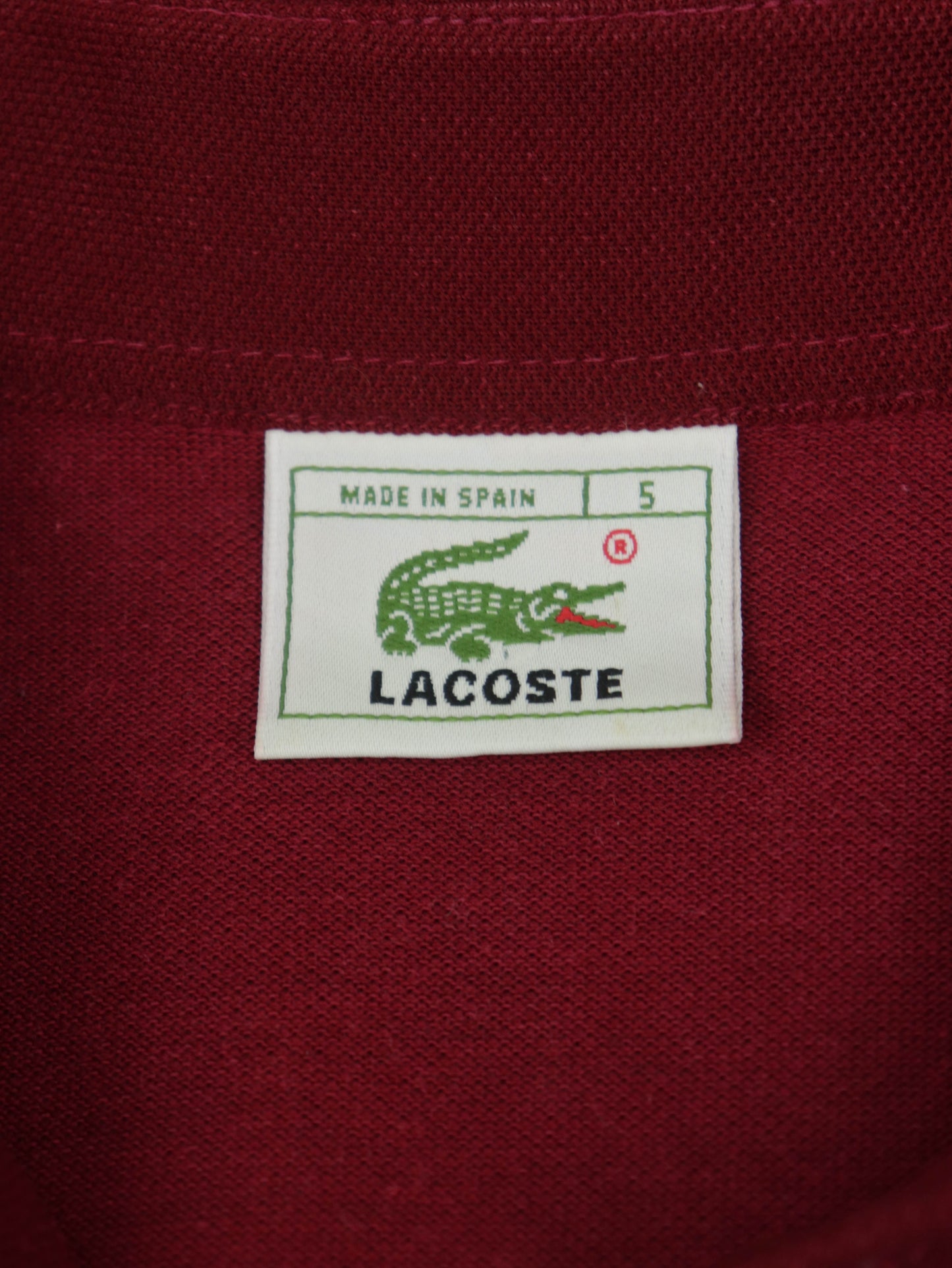 CAMISA LACOSTE VINTAGE 90S