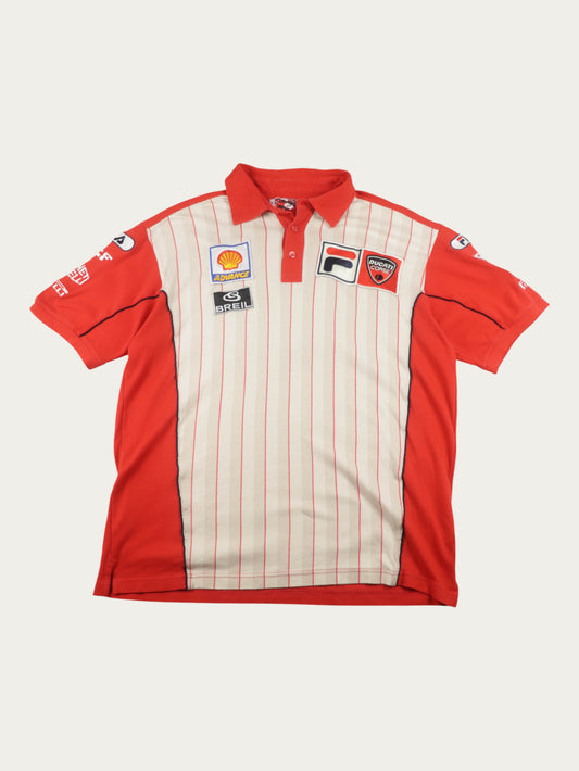 POLO FILA DUCATI MOTO SPORT VINTAGE 90S