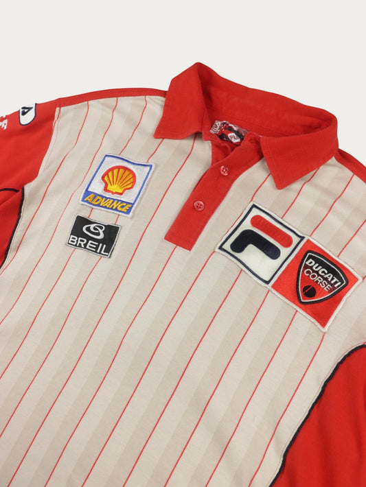 POLO FILA DUCATI MOTO SPORT VINTAGE 90S