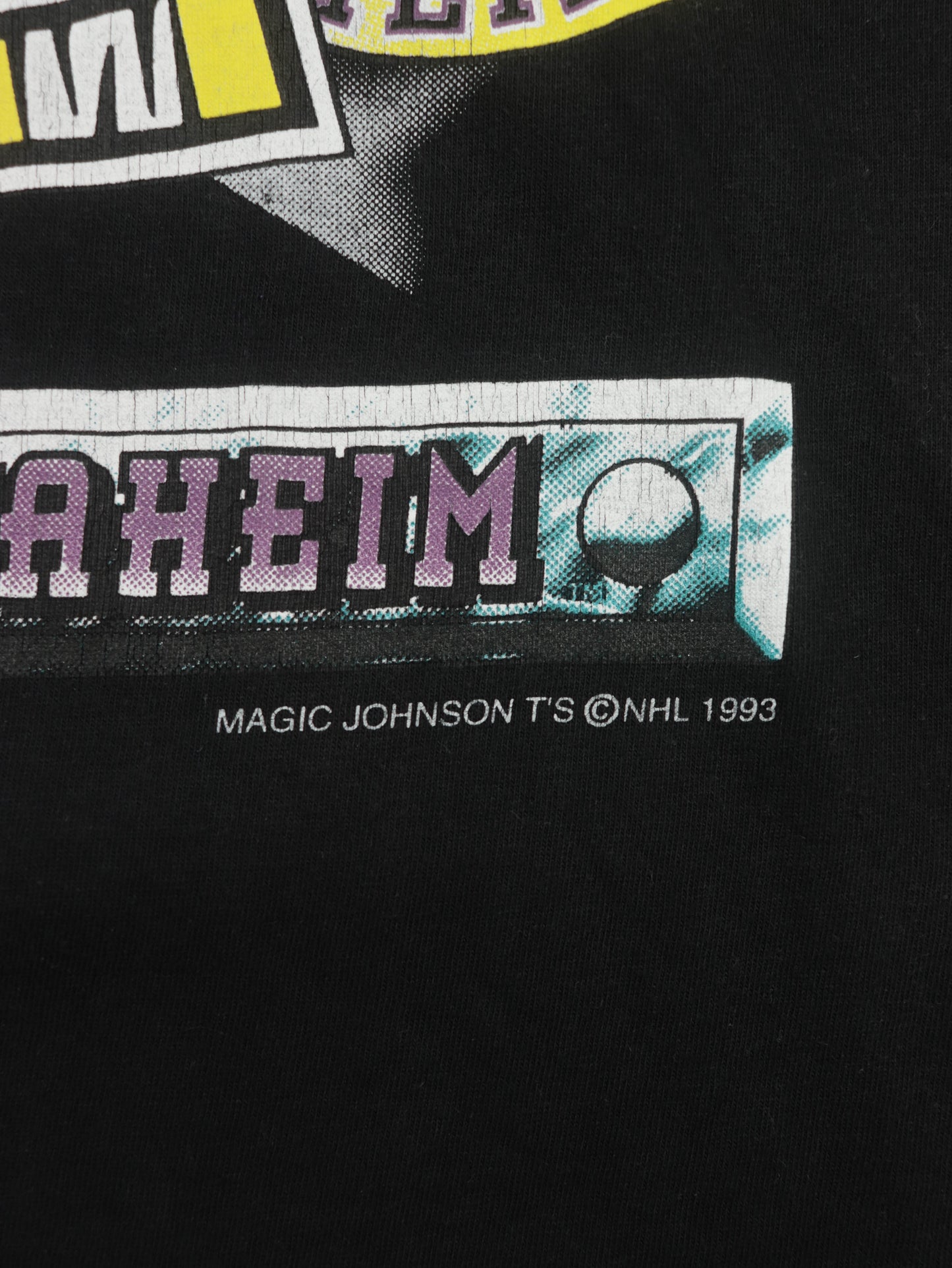 CAMISETA MAGIC JOHNSON TEE MIGHTY DUCKS NHL 1993