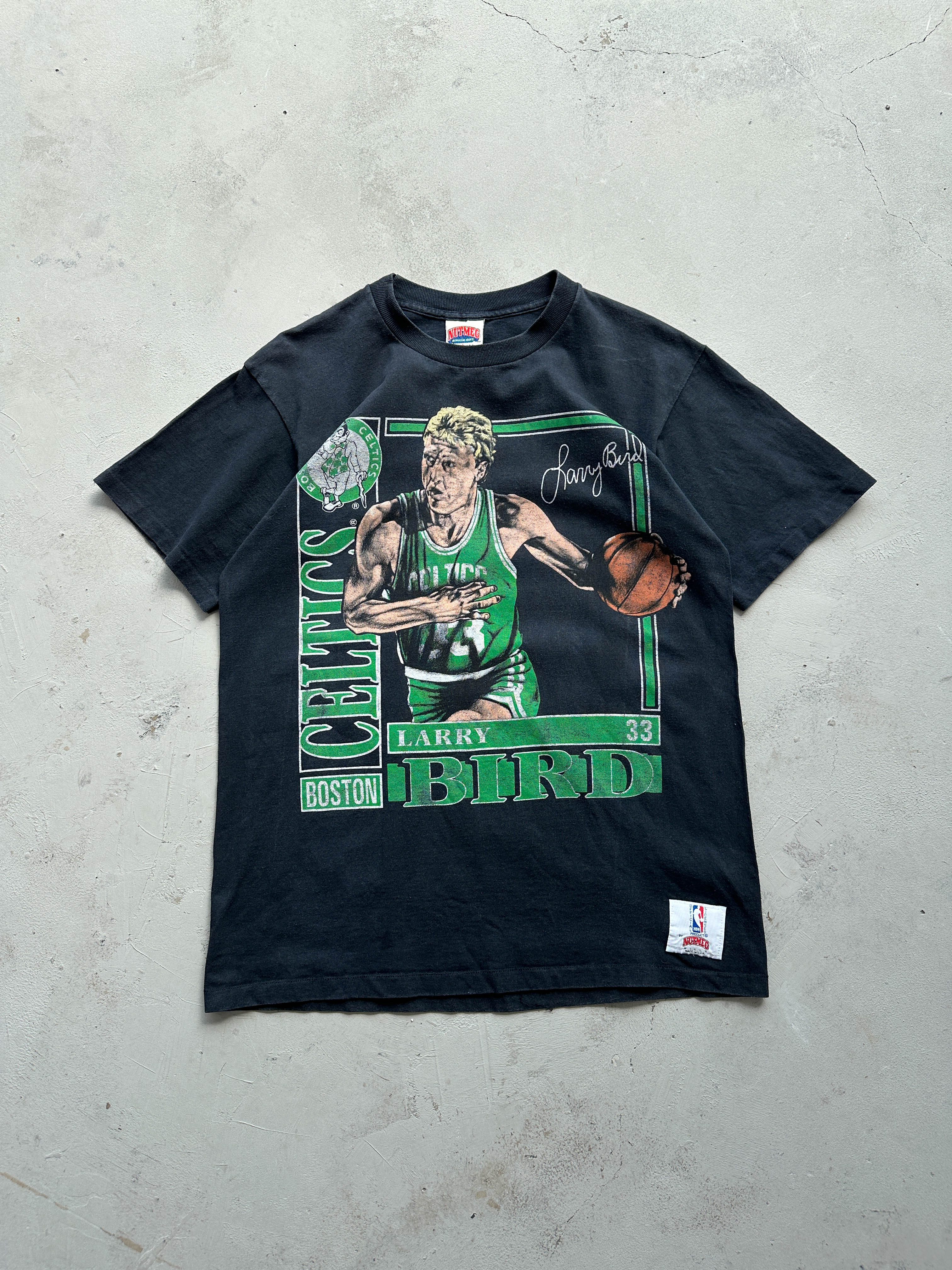 Camiseta Nutmeg Larry Bird Boston Celtics NBA 90s