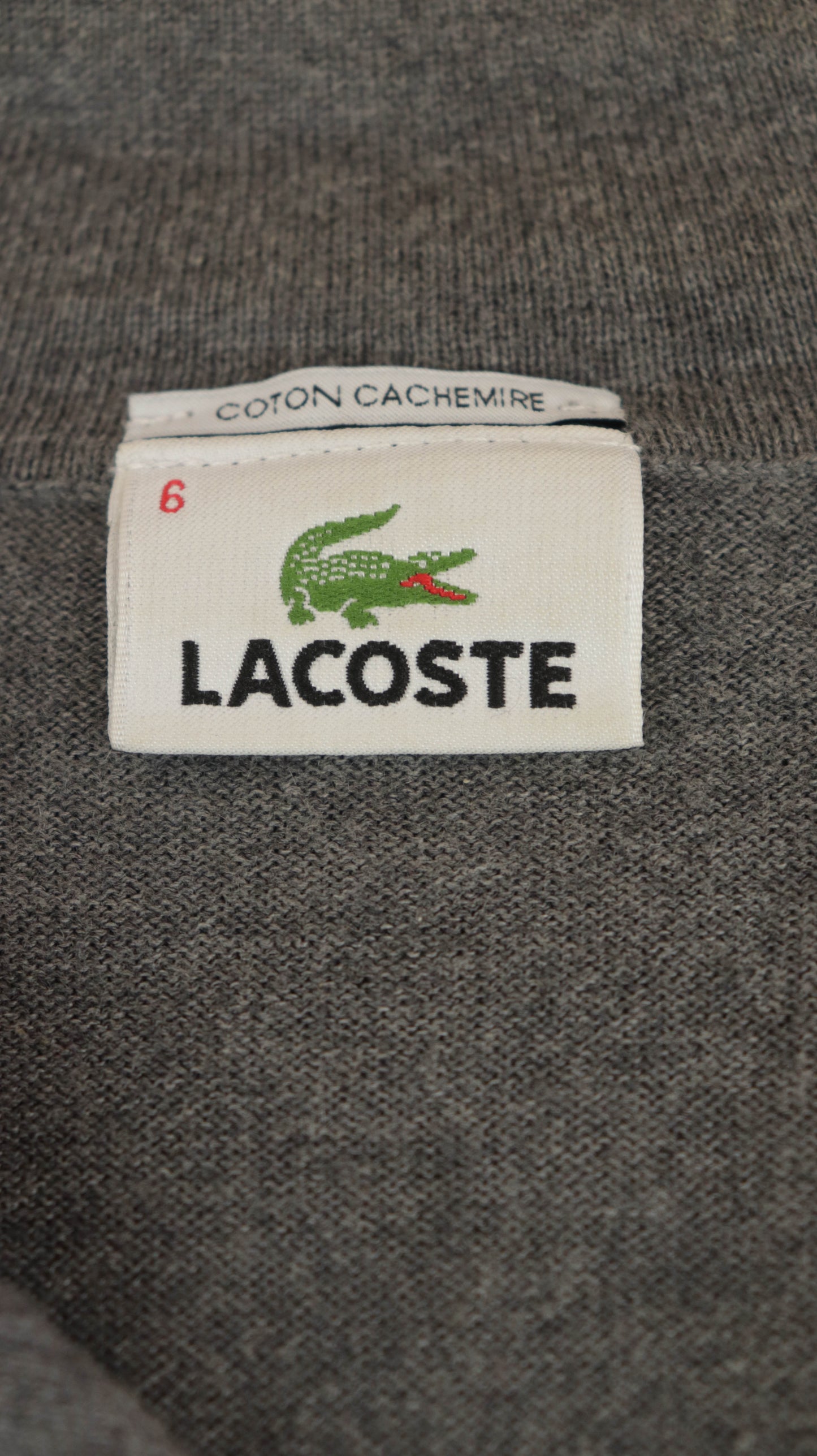 JERSEY LACOSTE CACHEMIRE VINTAGE 90S