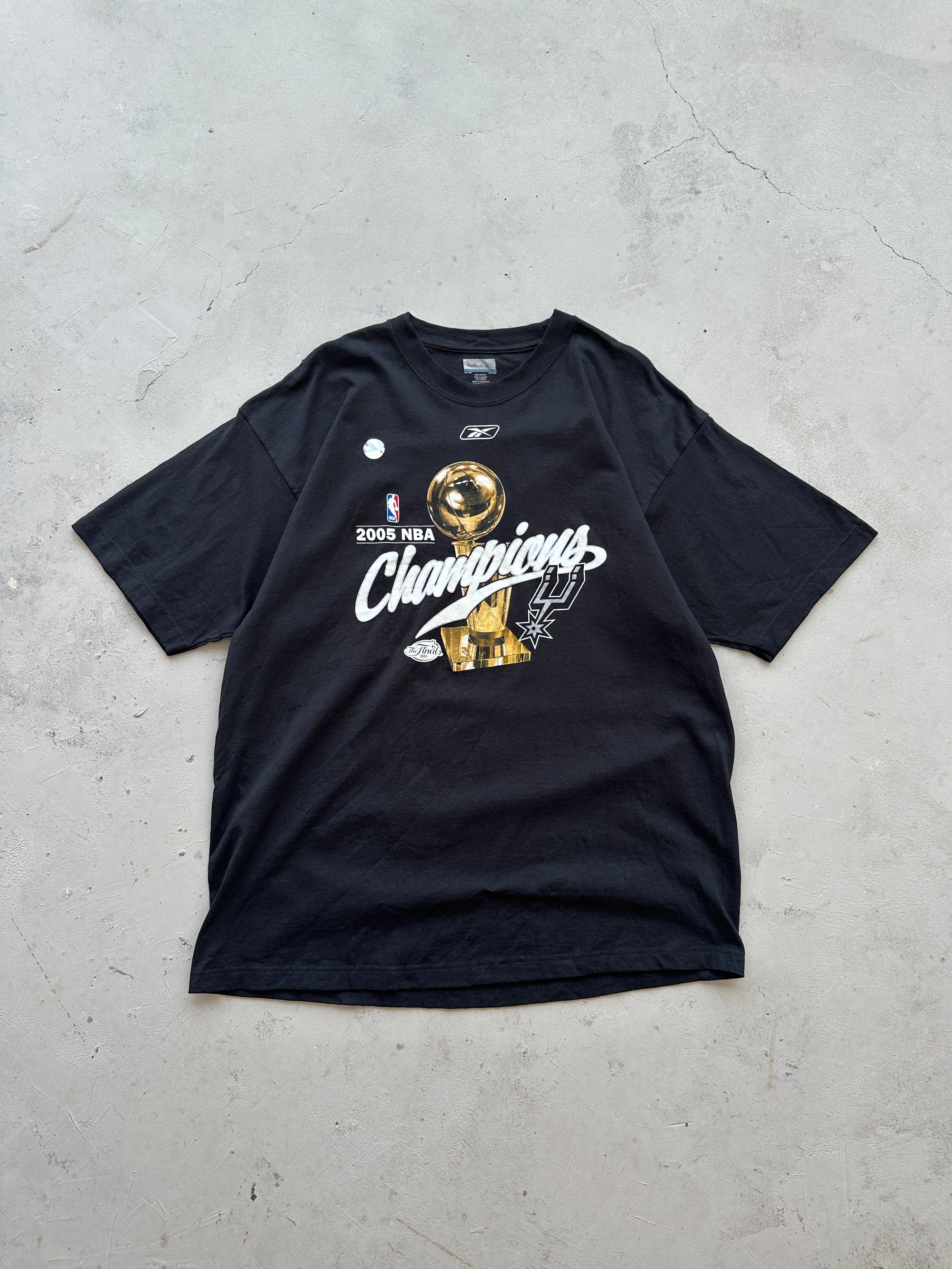 Camiseta Reebok NBA San Antonio Spurs Champions 2005