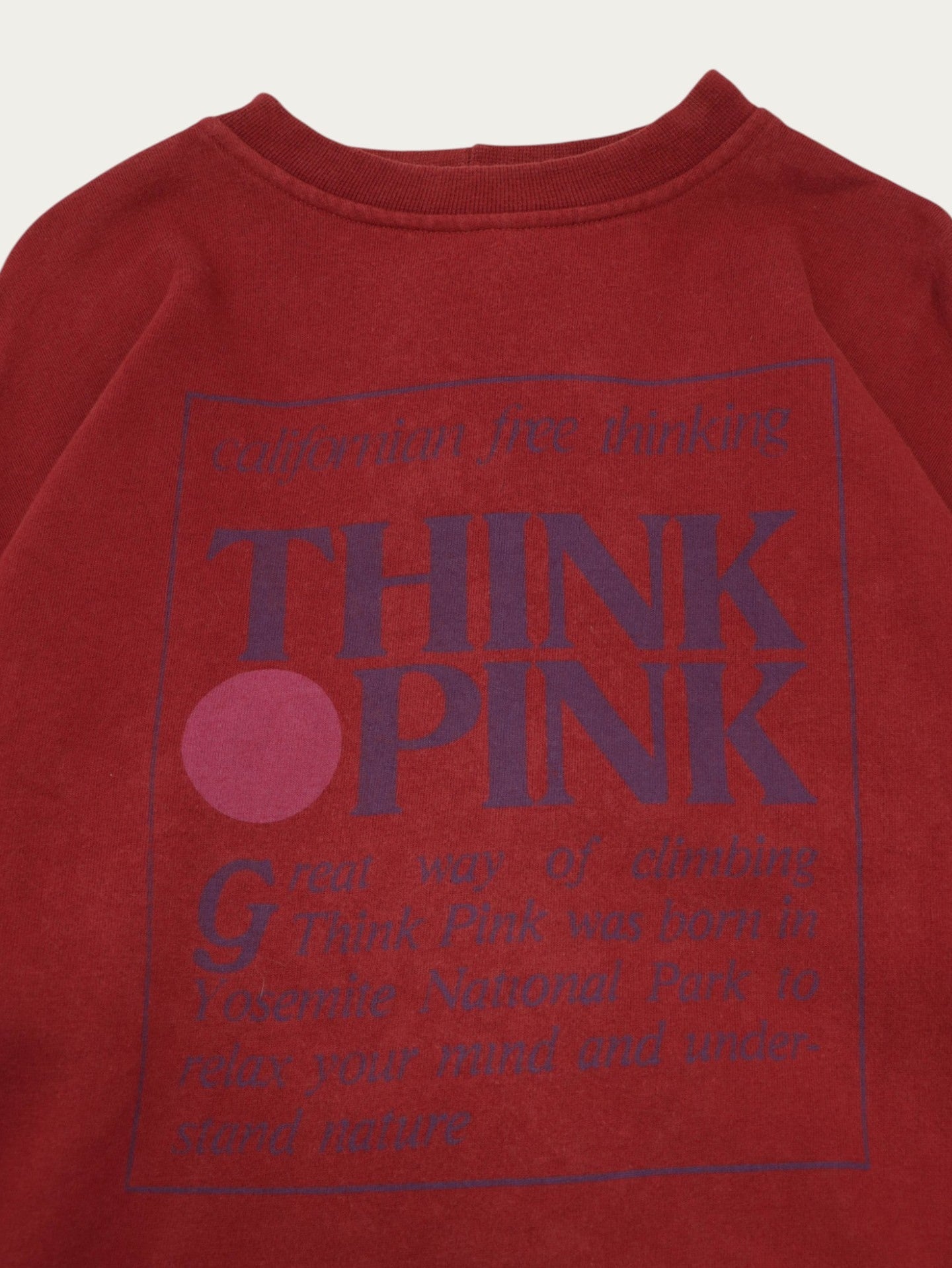 THINK PINK VINTAGE 90S SWEATSHIRT