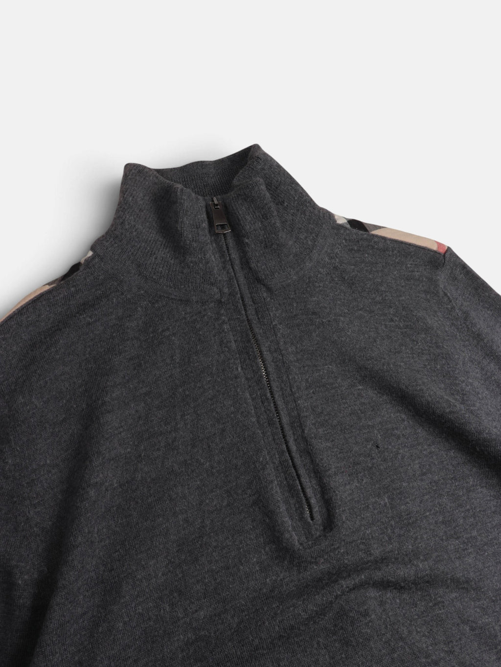 Burberry Zip Up Sweater