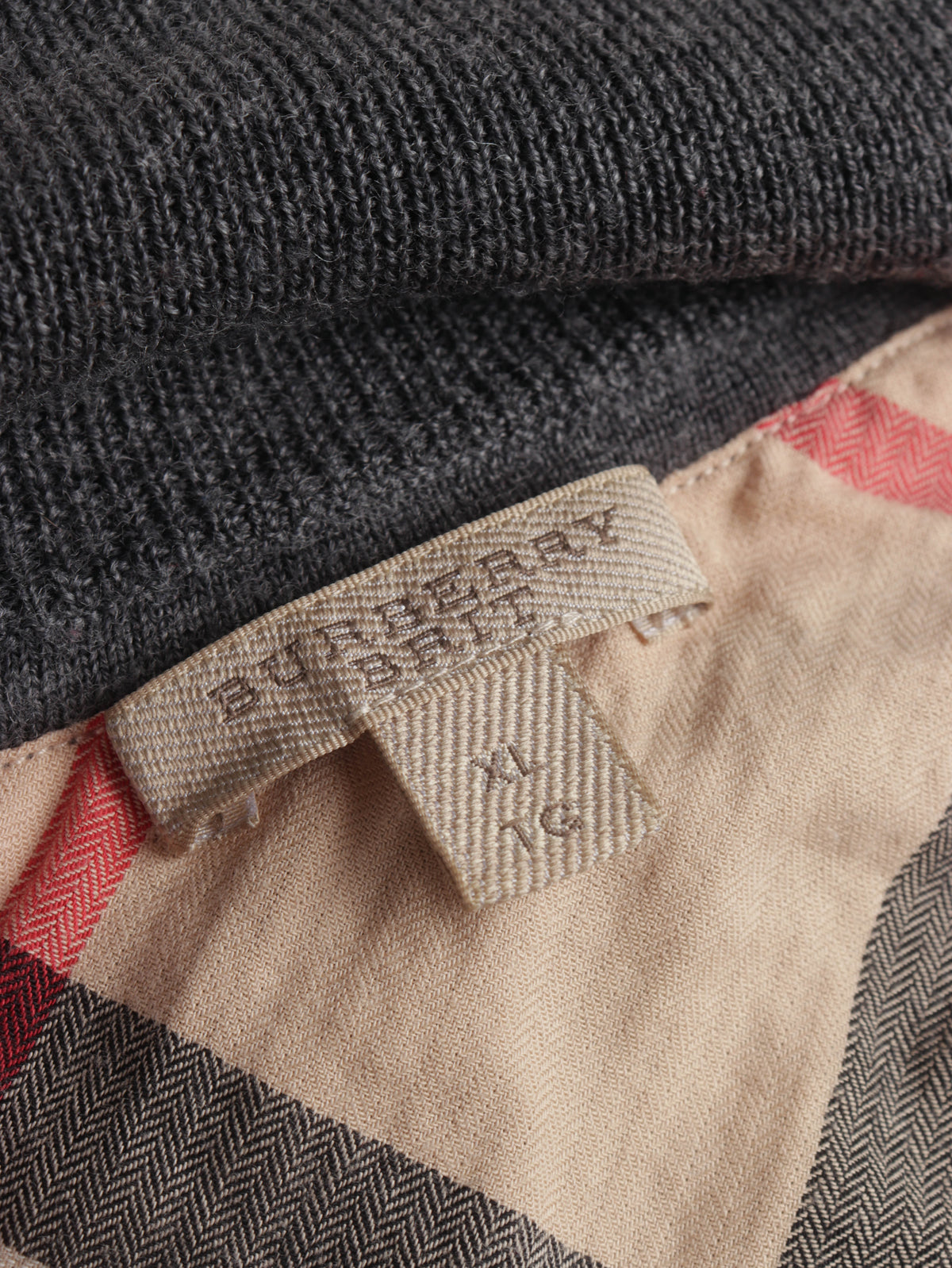 Burberry Zip Up Sweater