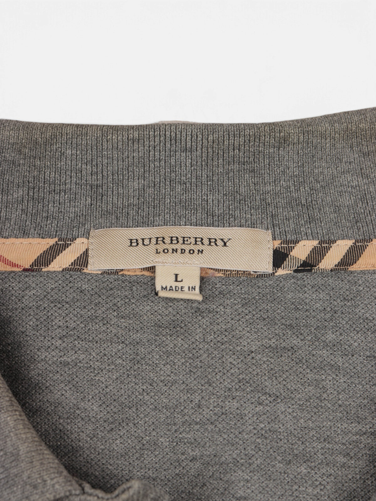Burberry Long Sleeve Polo
