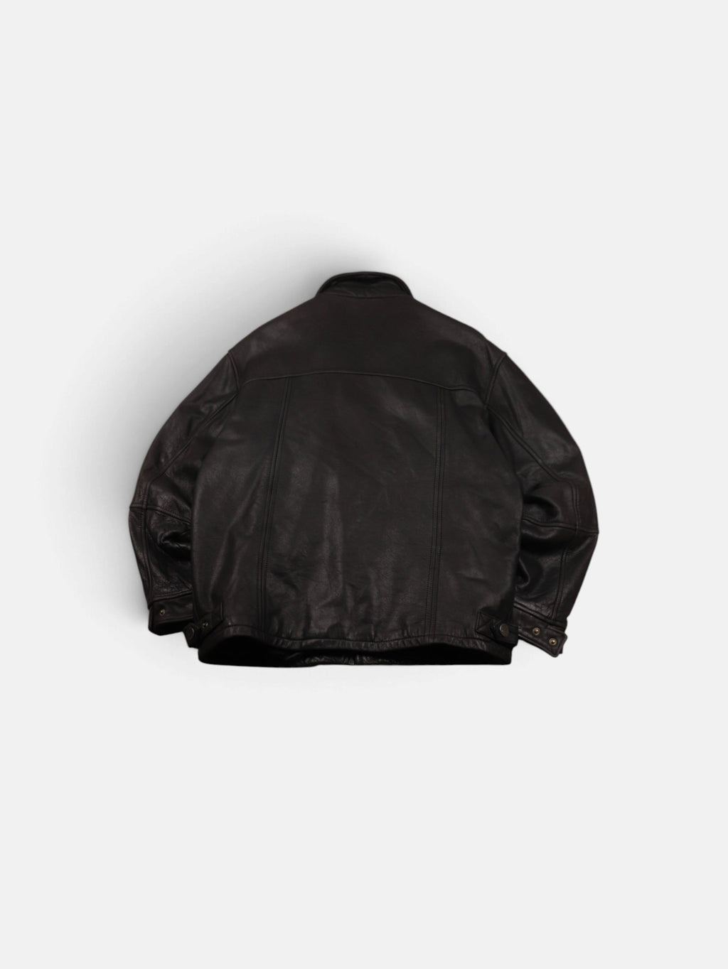 Camel 1990s Leather Jacket