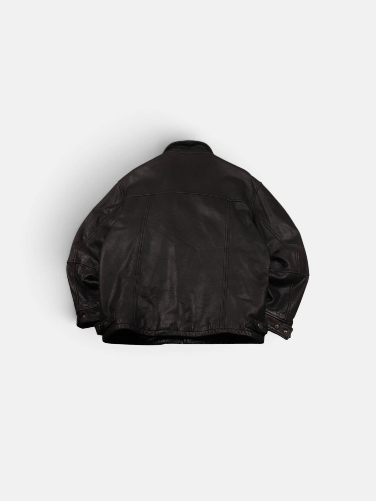 Camel 1990s Leather Jacket