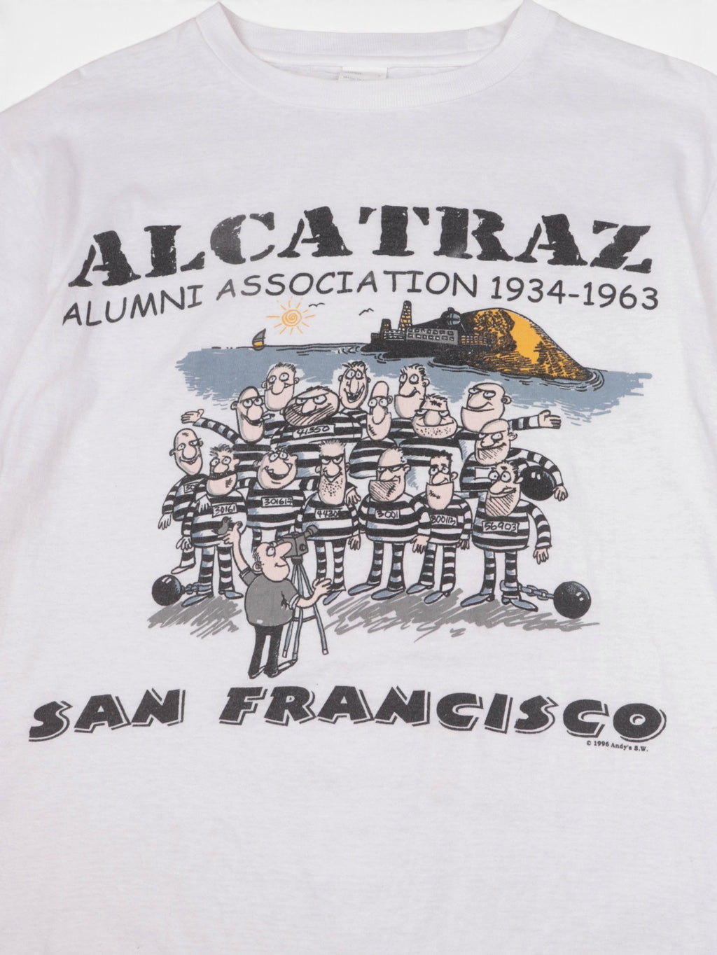 Vintage Alcatraz San Francisco 1996 T-Shirt