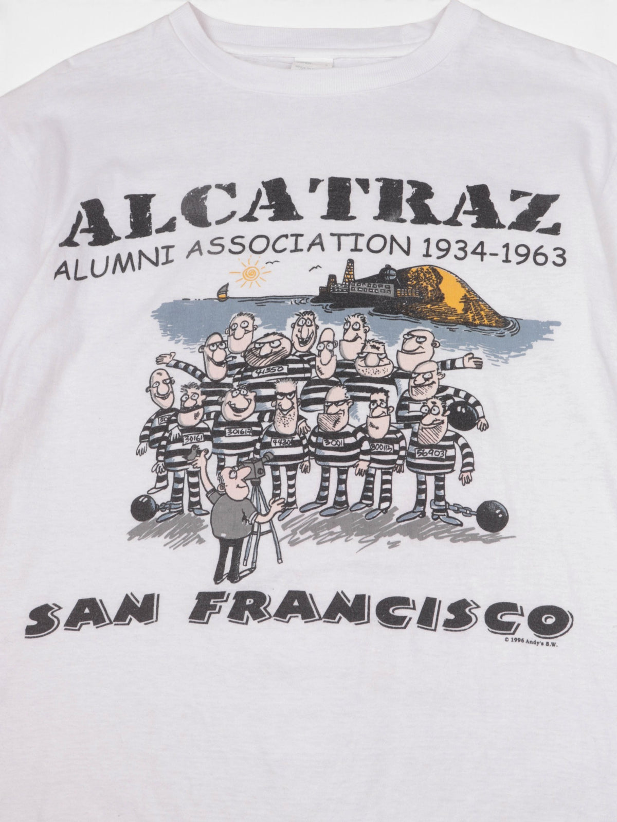 Vintage Alcatraz San Francisco 1996 T-Shirt