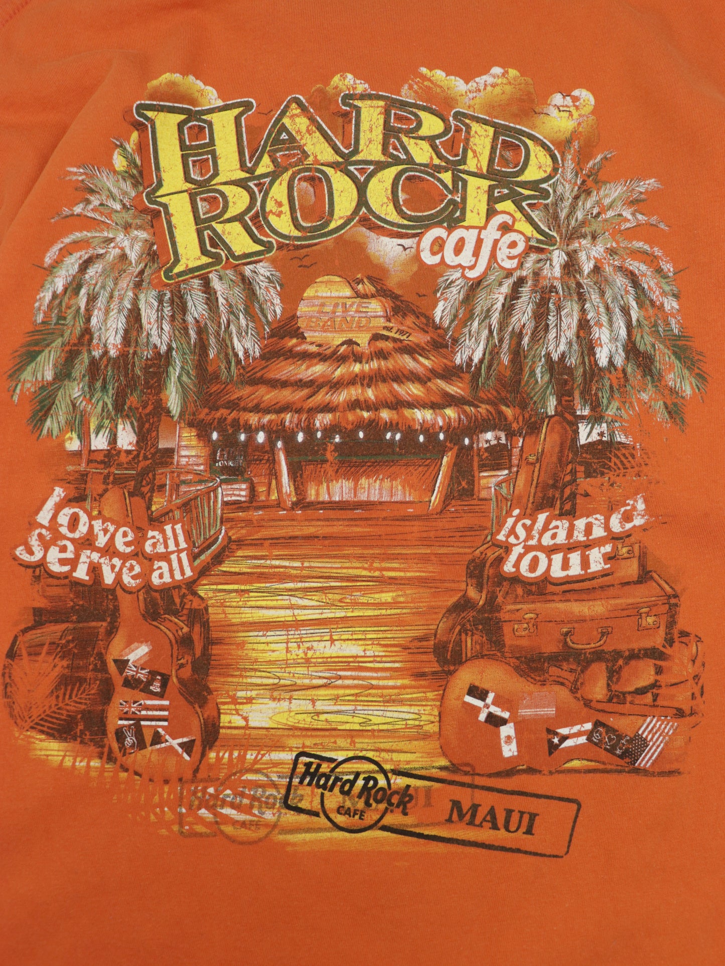 CAMISETA HARD ROCK CAFÉ MAUI VINTAGE 00S