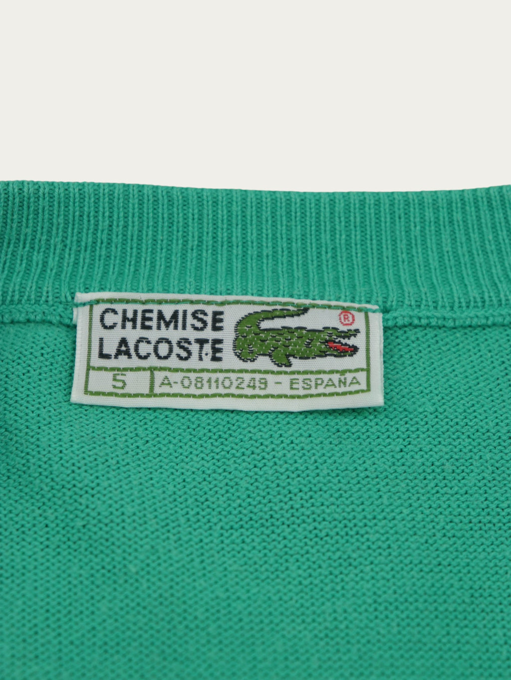 CAMISOLA LACOSTE VINTAGE ANOS 90