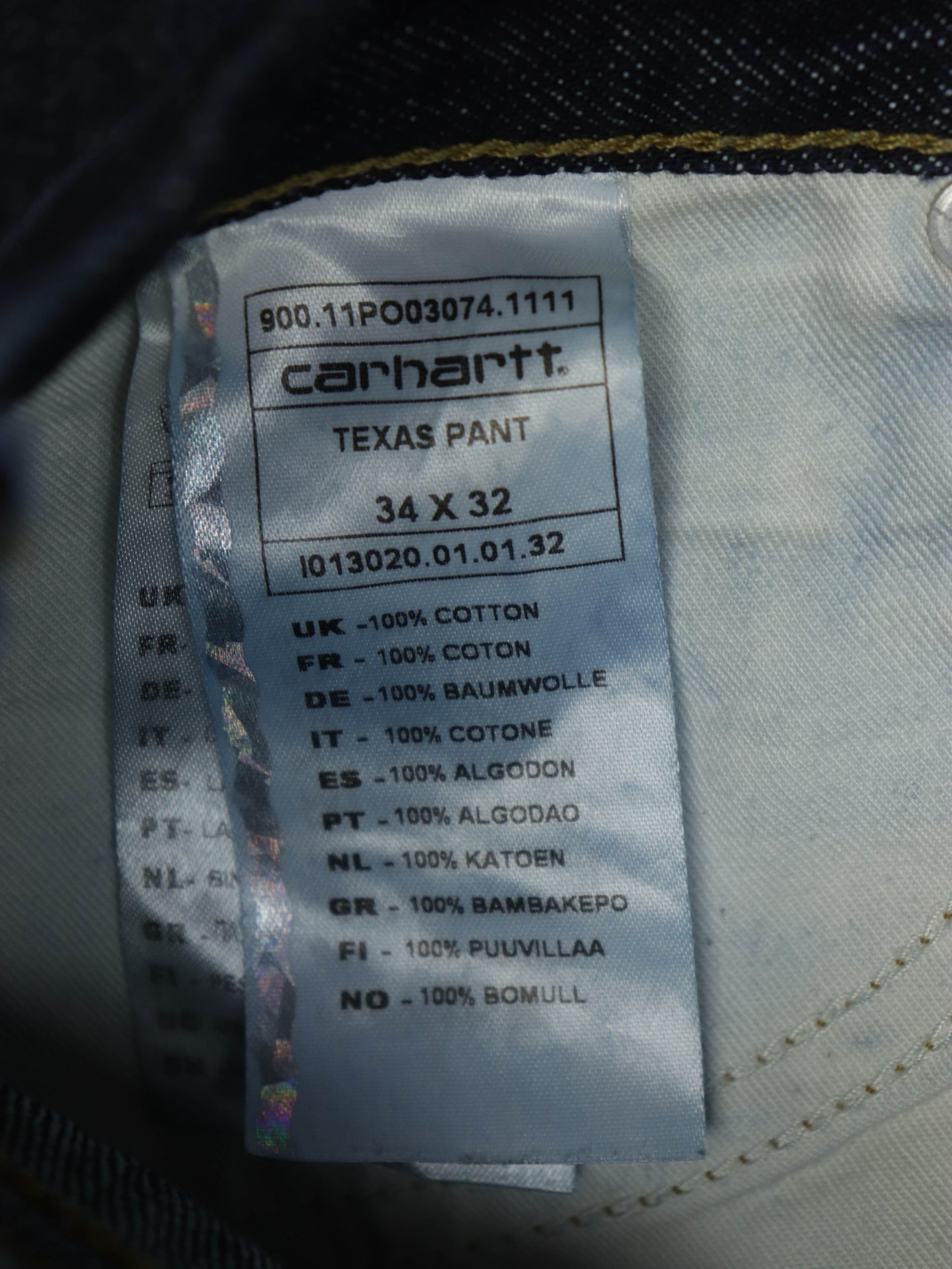 PANTALON CARHARTT MARLOW VINTAGE