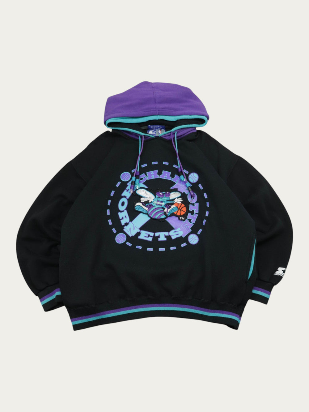 SUDADERA STARTER NBA CHARLOTTE HORNETS VINTAGE 90S
