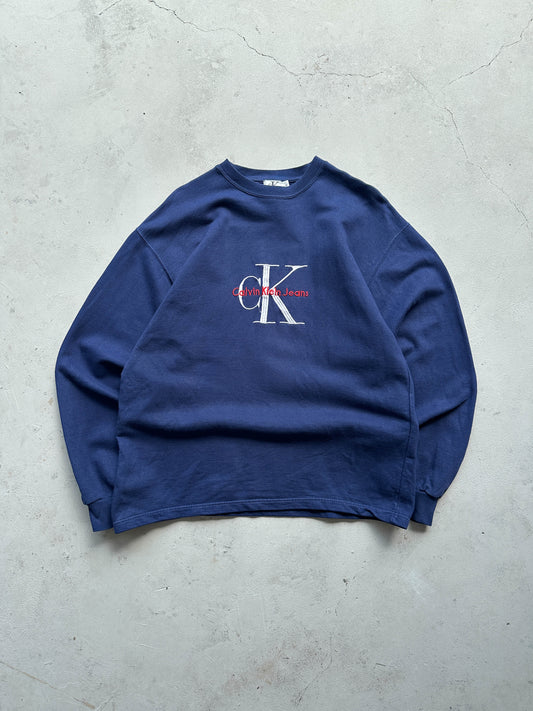 Sudadera Calvin Klein vintage bootleg 90s
