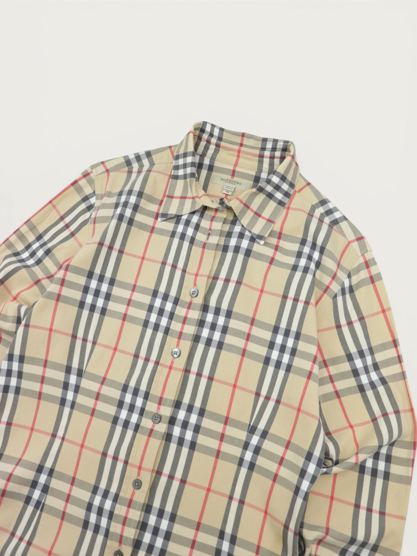 CAMISA BURBERRY NOVA CHECK VINTAGE 00S