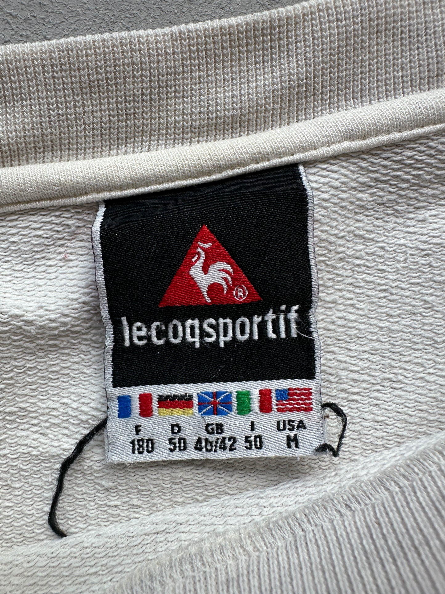 Sudadera Le Coq Sportif vintage 90s