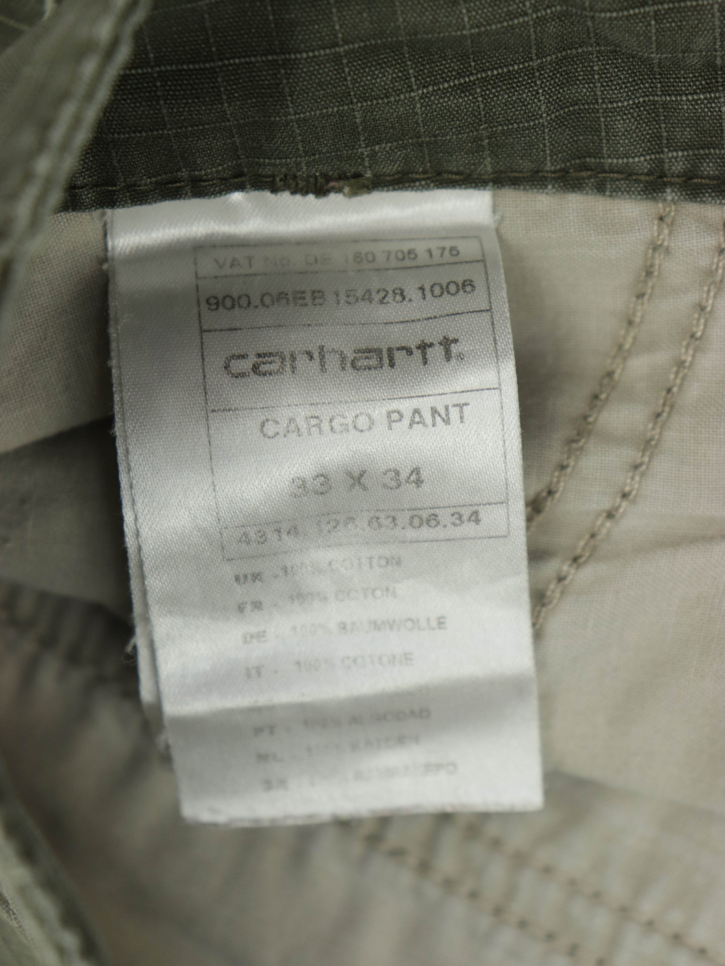 PANTALON CARGO CARHARTT VINTAGE