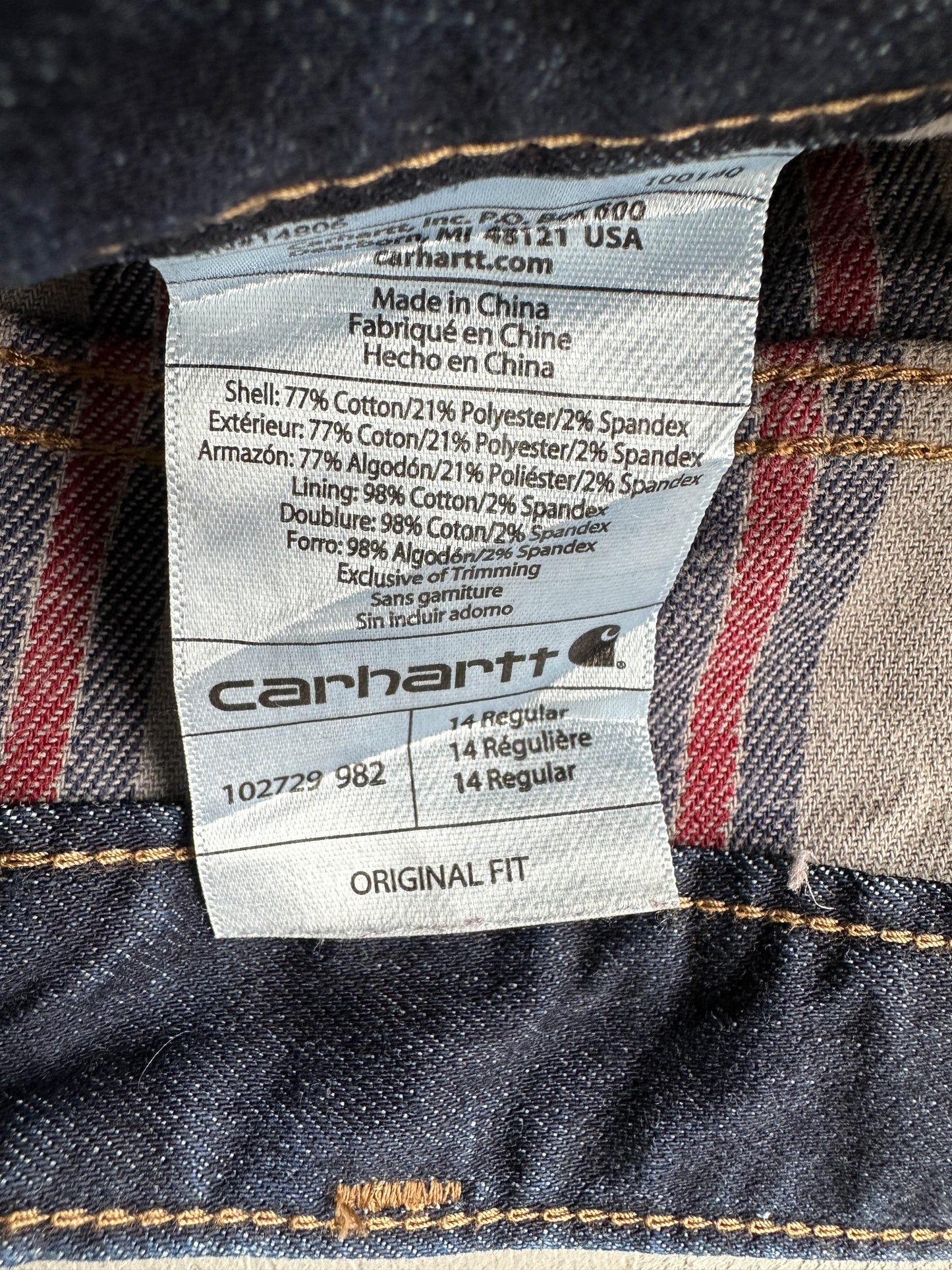 Pantalon Carhartt jeans vintage