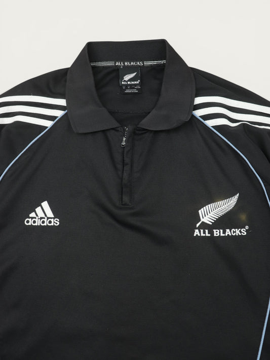 POLO ADIDAS ALL BLACK VINTAGE 00S