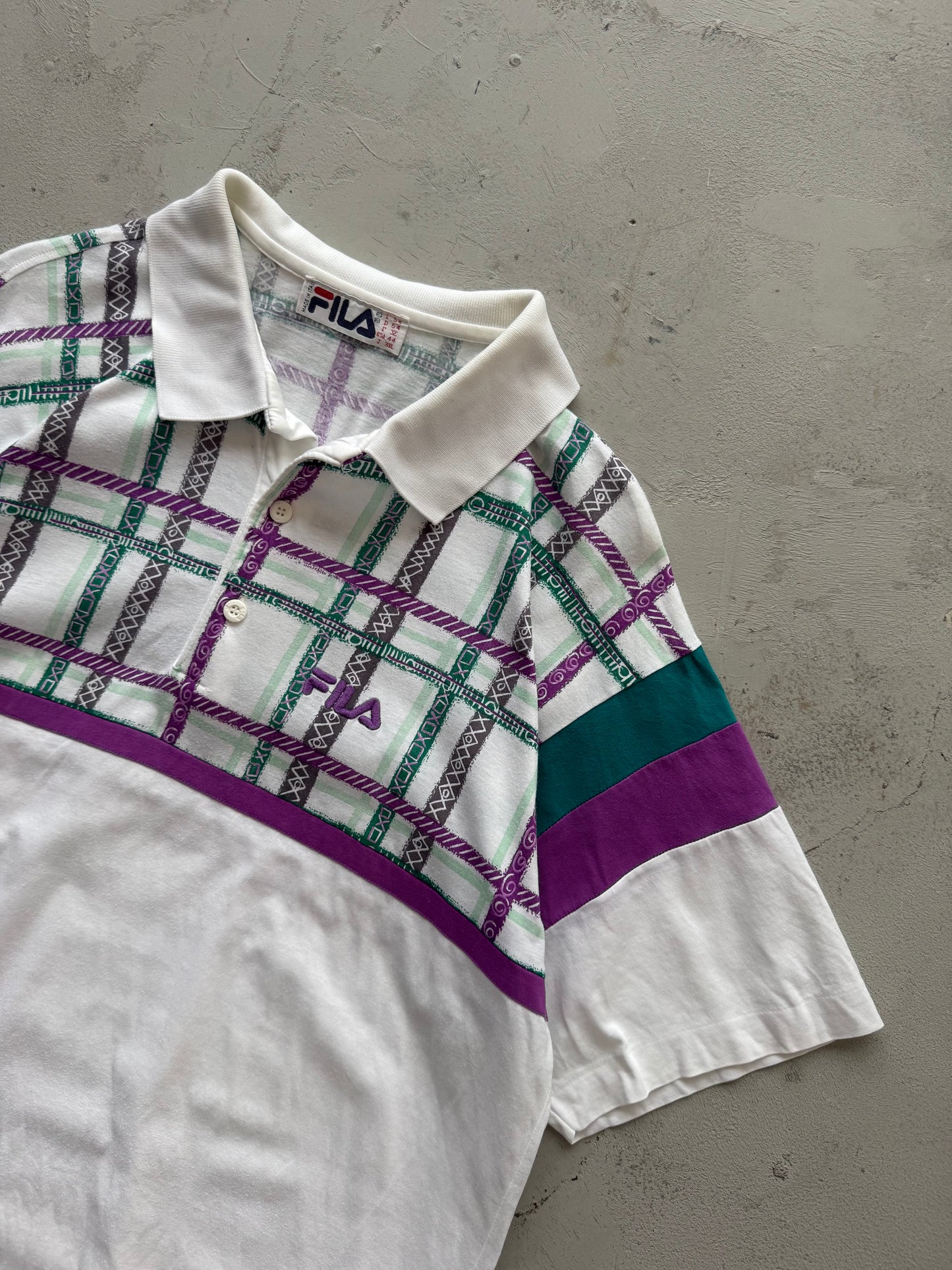 Polo Fila tenis vintage 90s