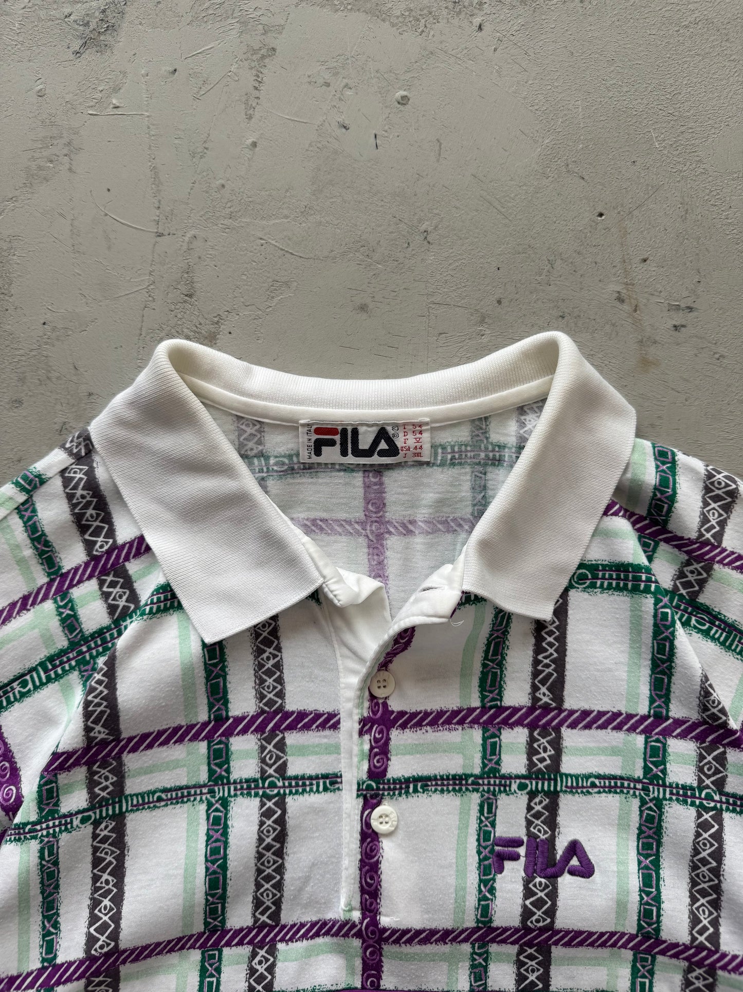 Polo Fila tenis vintage 90s