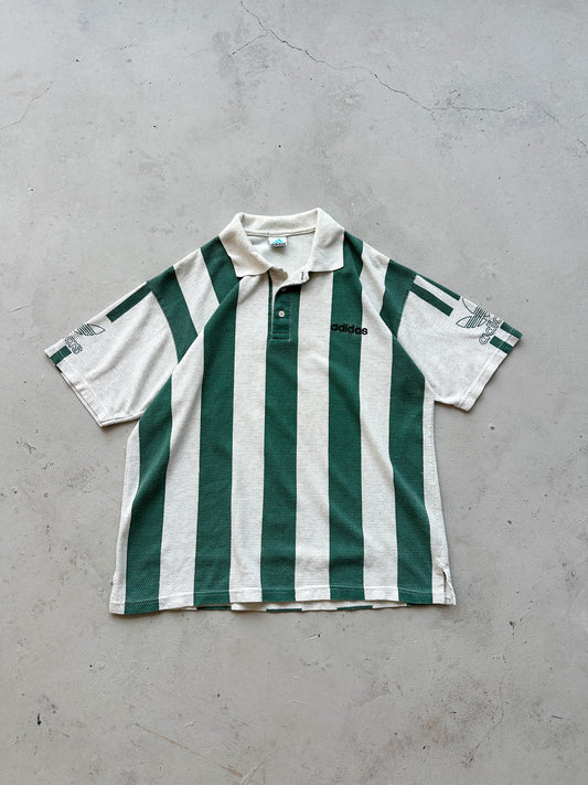 Adidas vintage bootleg 90s polo