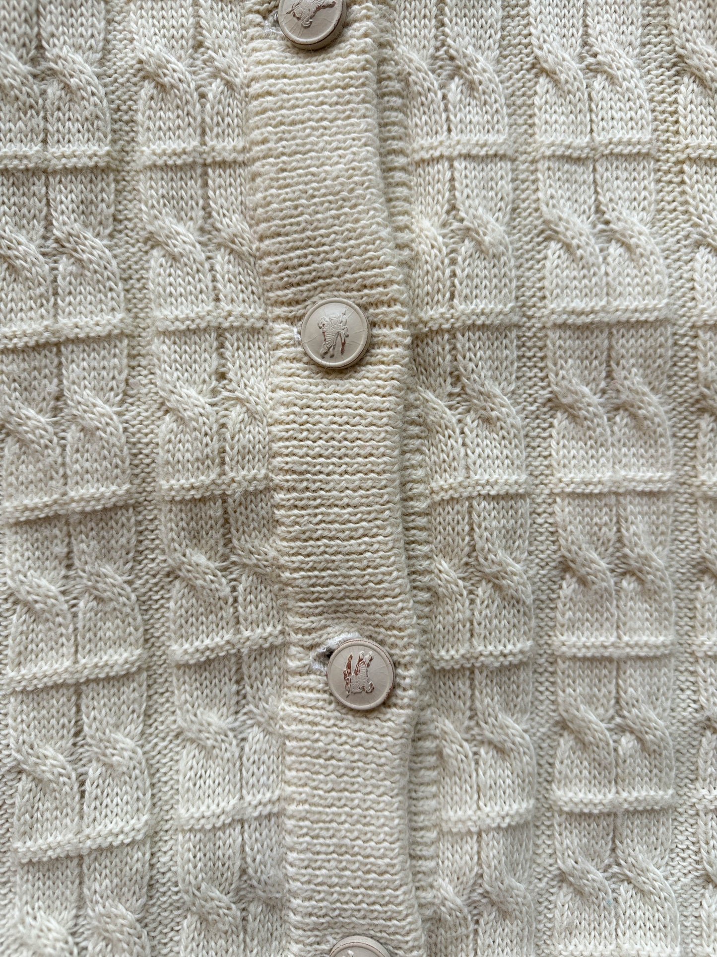 Cardigan Burberry vintage 90s