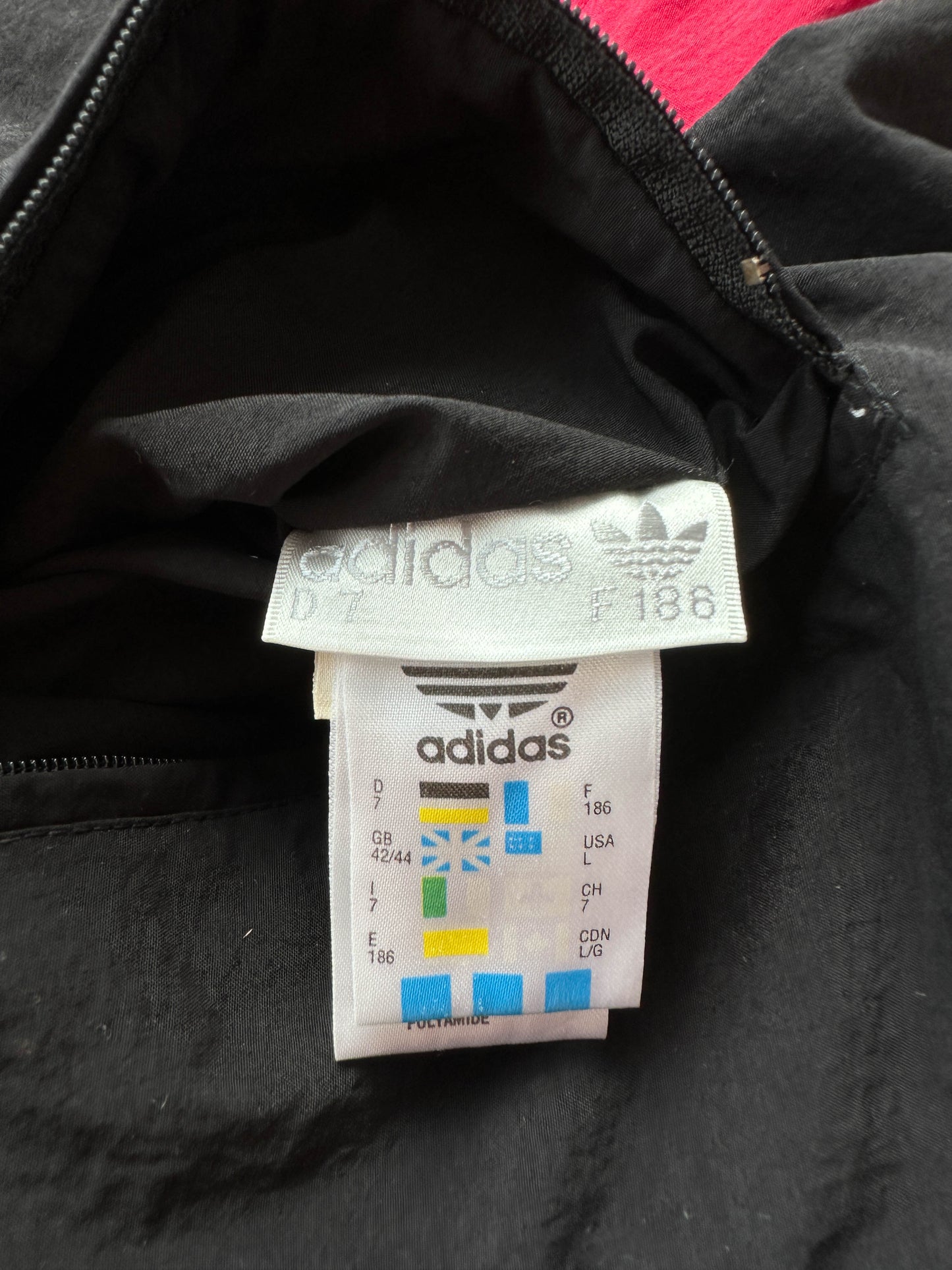 Chaqueta Adidas vintage 90s reversible