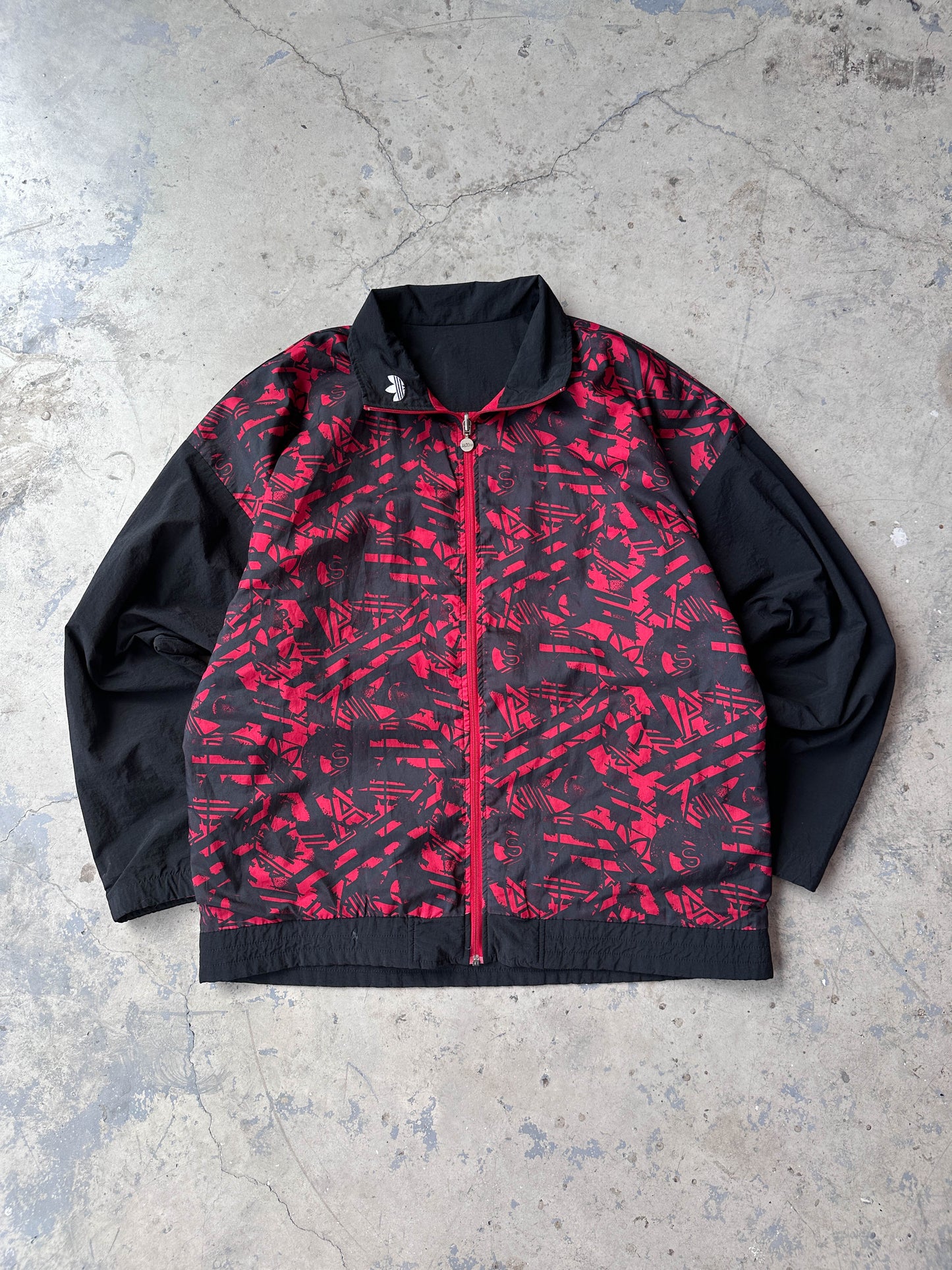 Adidas vintage 90s reversible jacket