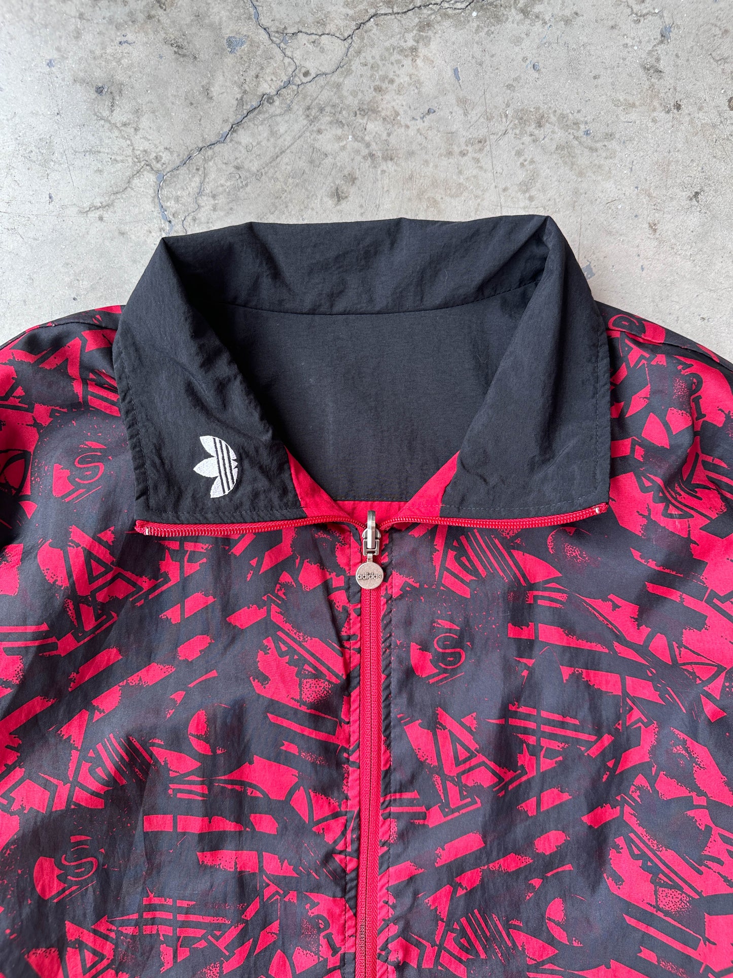 Adidas vintage 90s reversible jacket