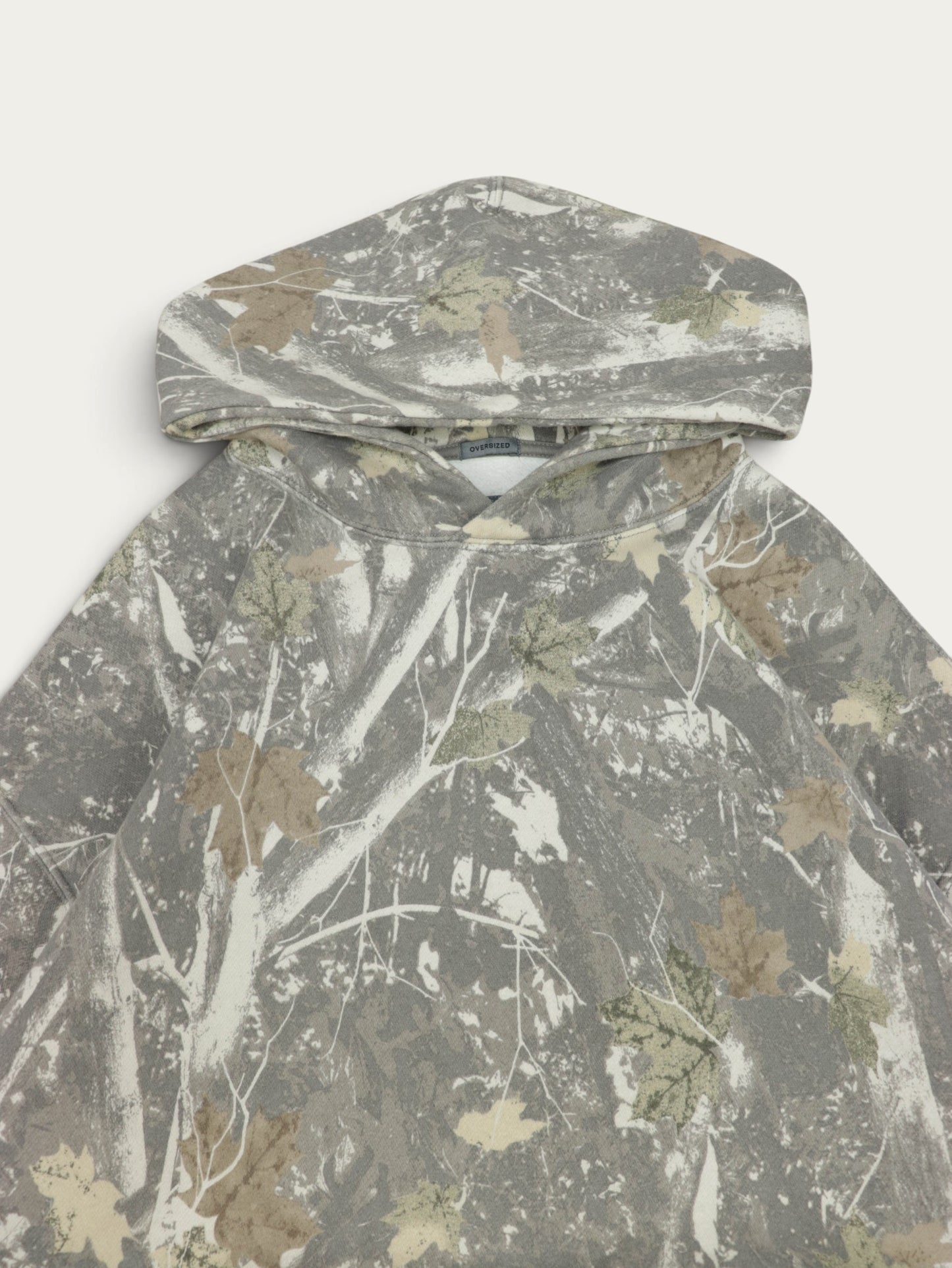 SUDADERA ABERCROMBIE CAMO VINTAGE OVERSIZE