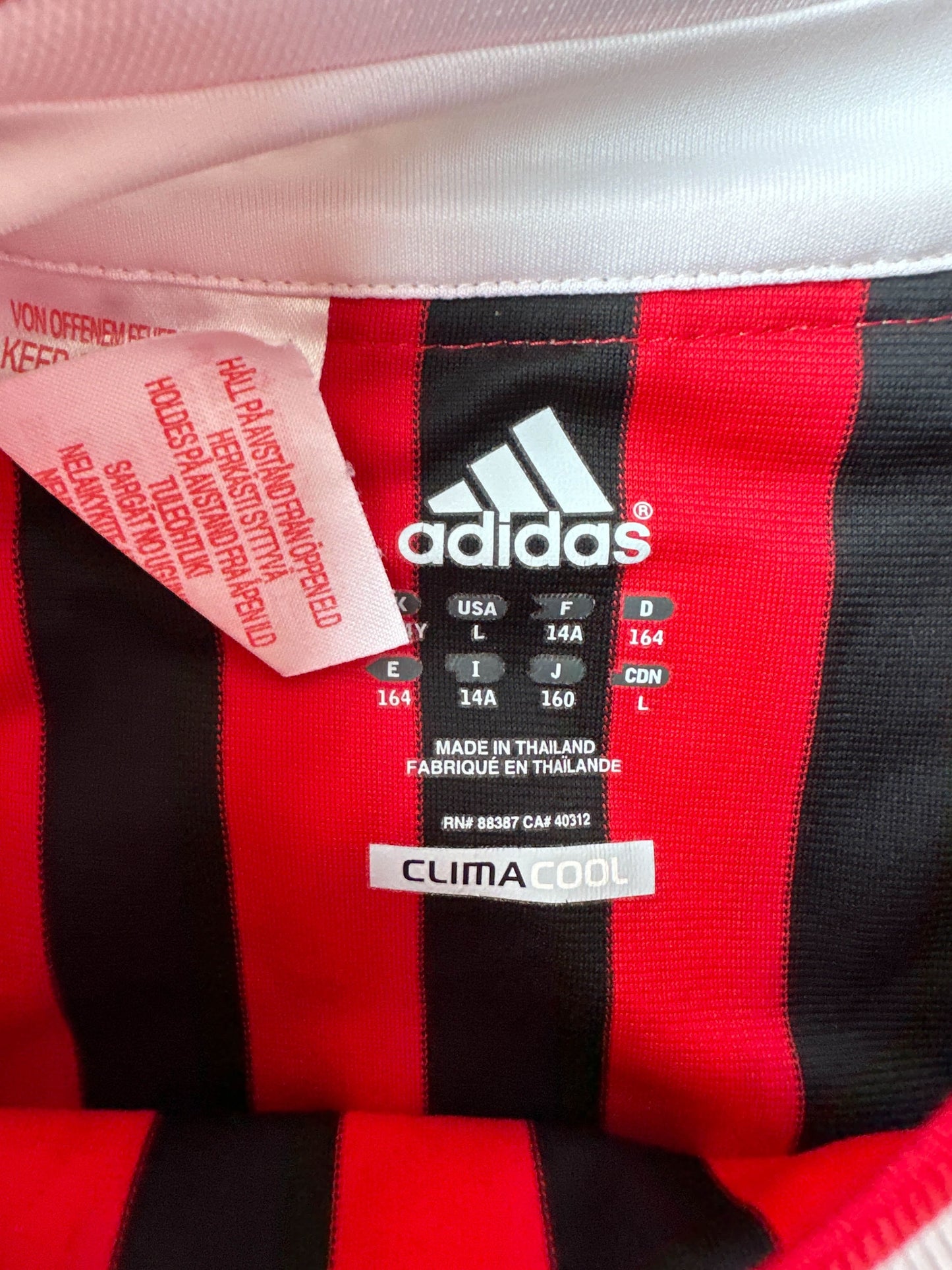 Adidas AC Milan 2011-12 Home Shirt