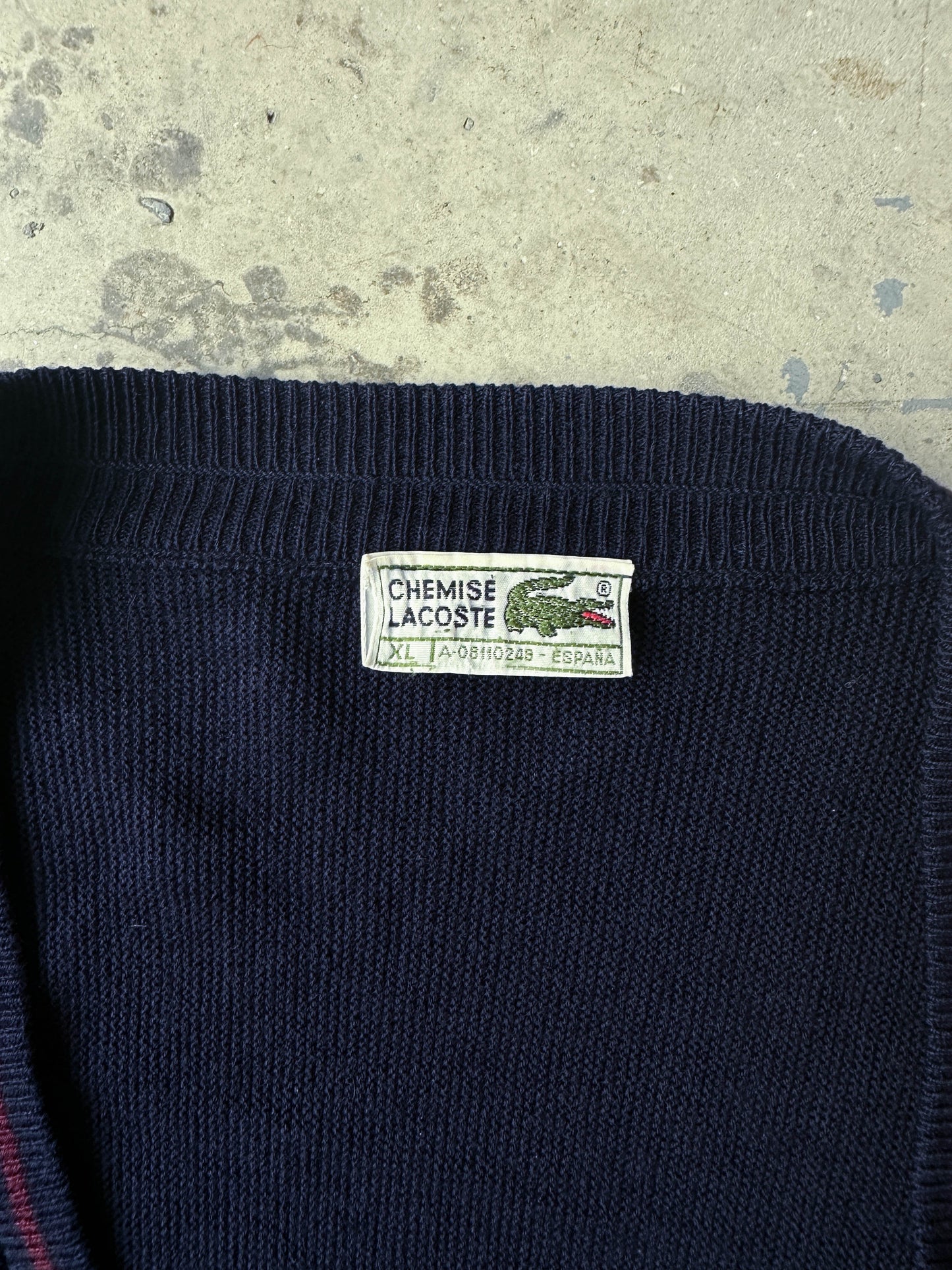 Cardigan Lacoste vintage