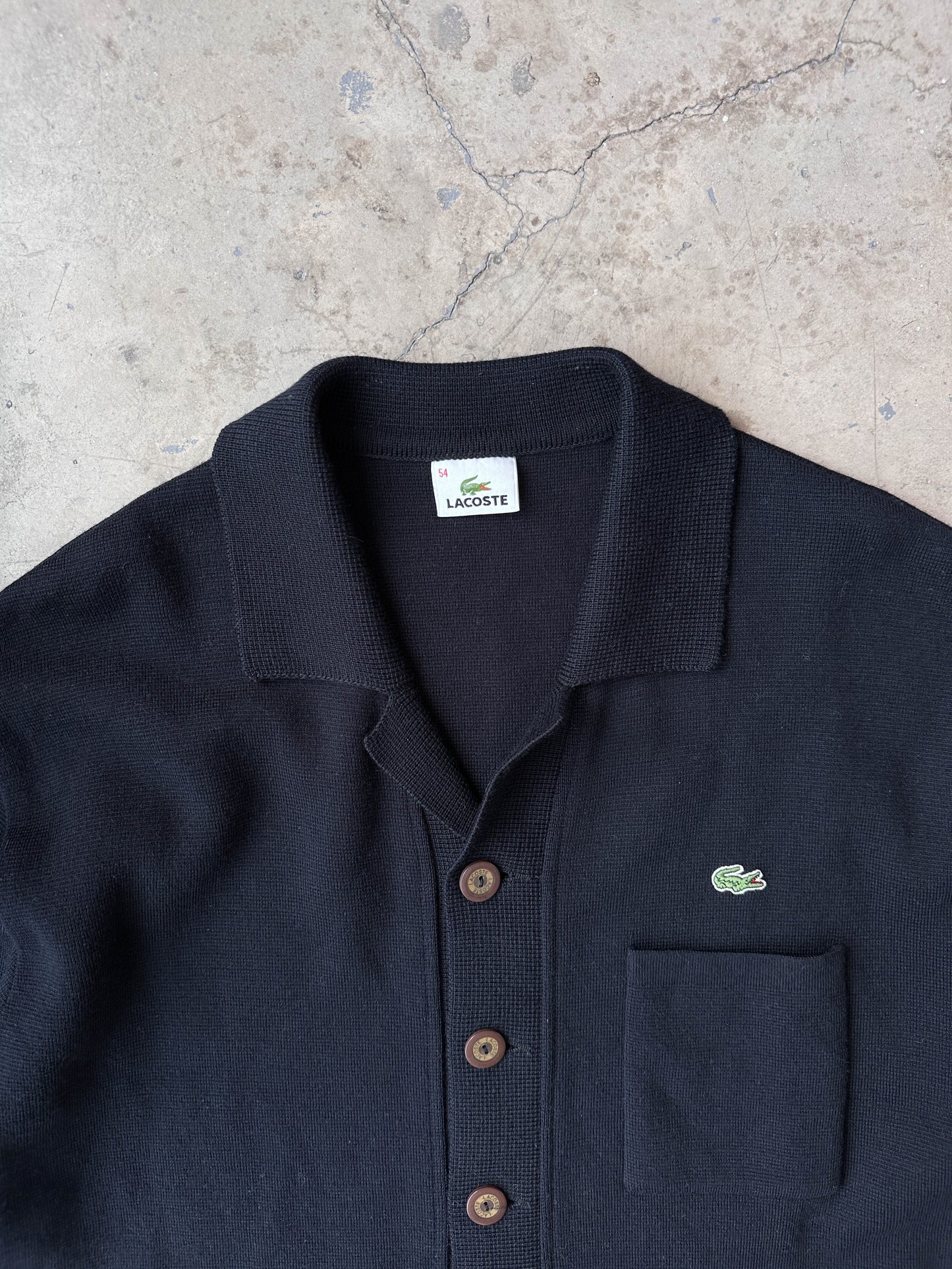 Cardigan Lacoste vintage 90s