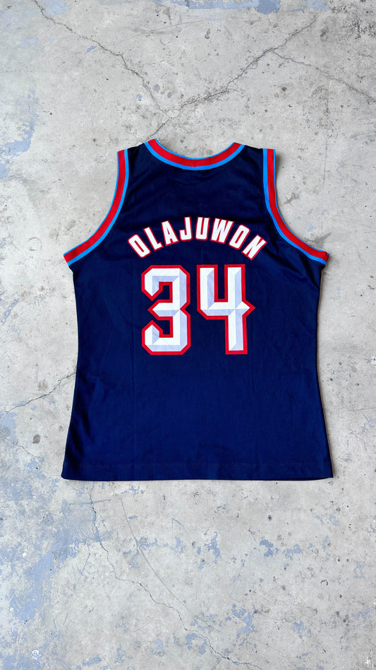 Champion NBA Houston Rockets Hakeem Olajuwon #34 Jersey