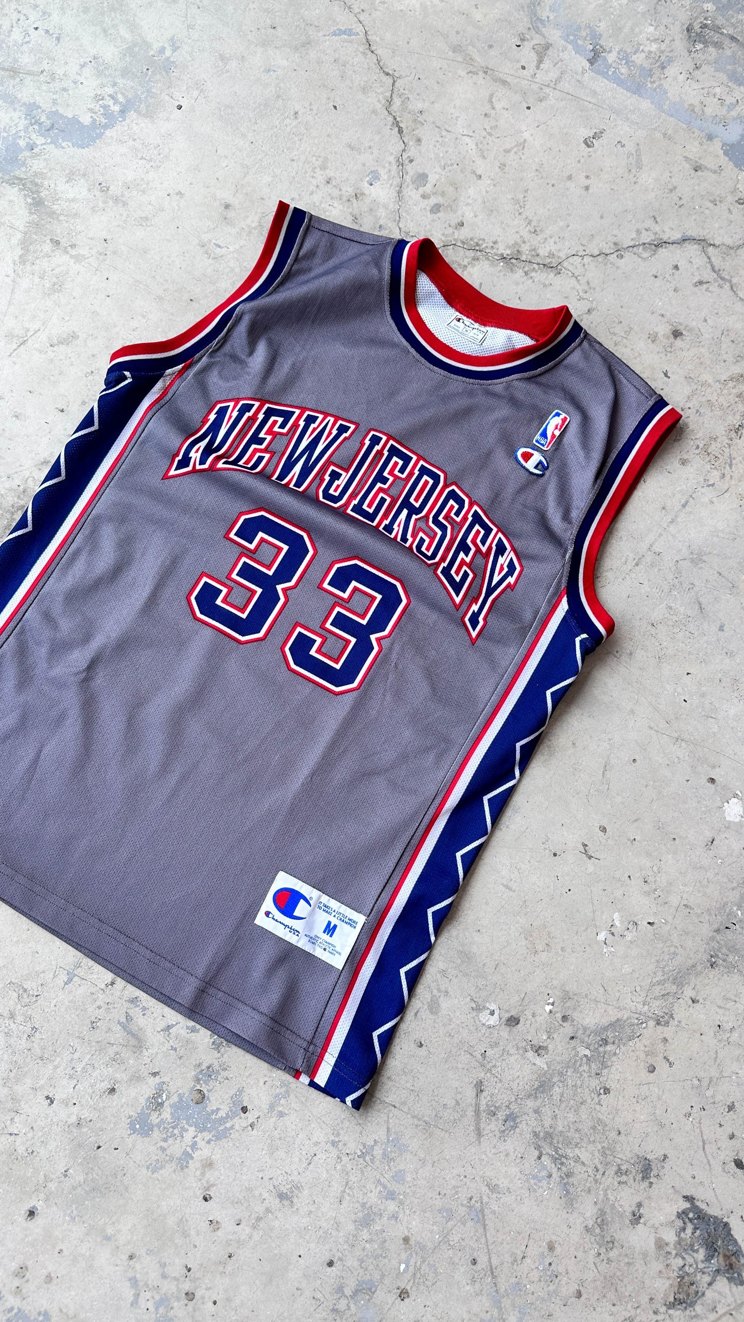 Camiseta Champion NBA New Jersey Nets Stephon Marbury #33