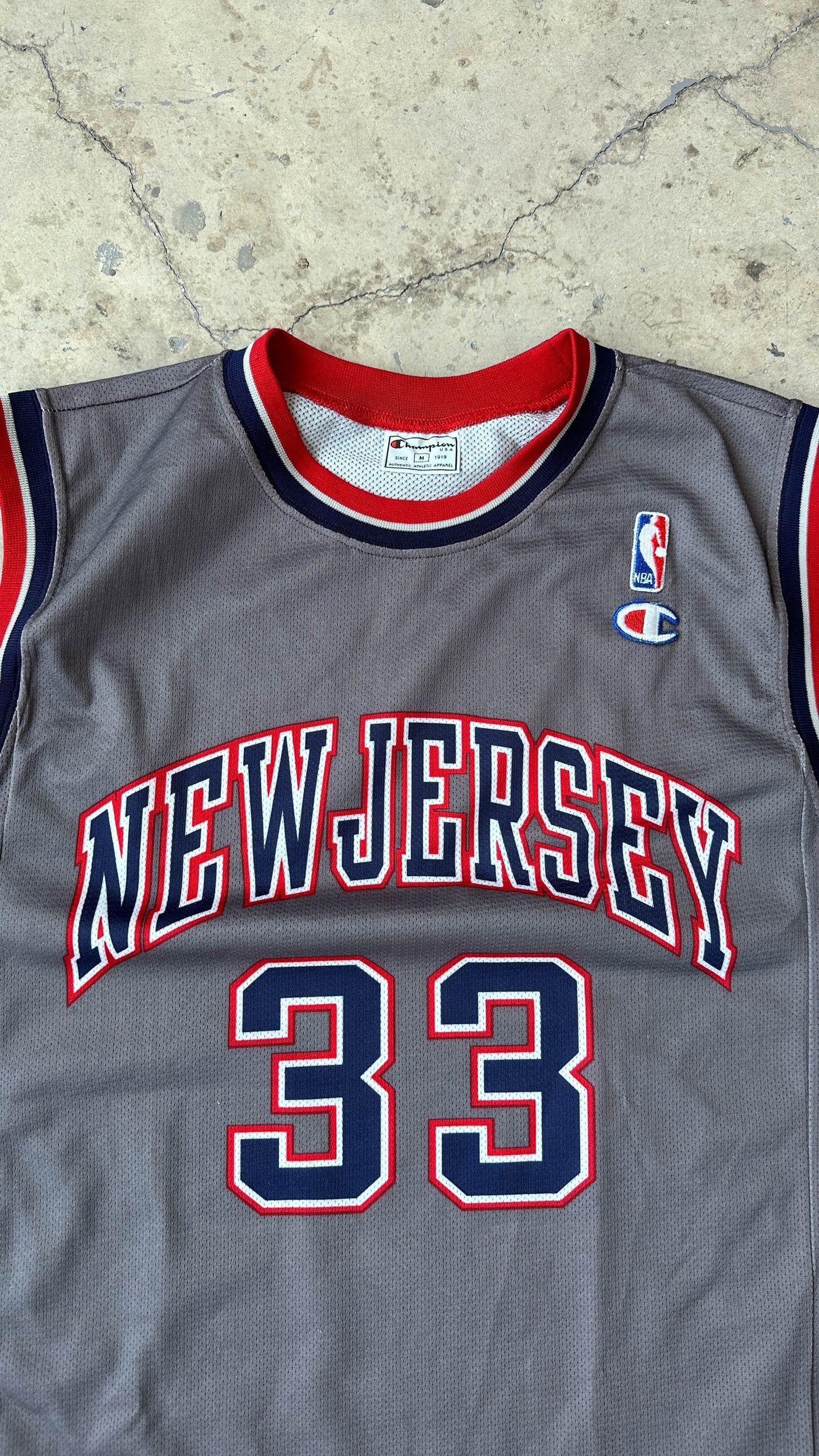 Camiseta Champion NBA New Jersey Nets Stephon Marbury #33