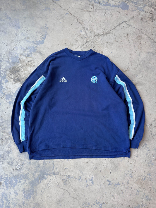 Sudadera Adidas Olympique de Marsella vintage 90s