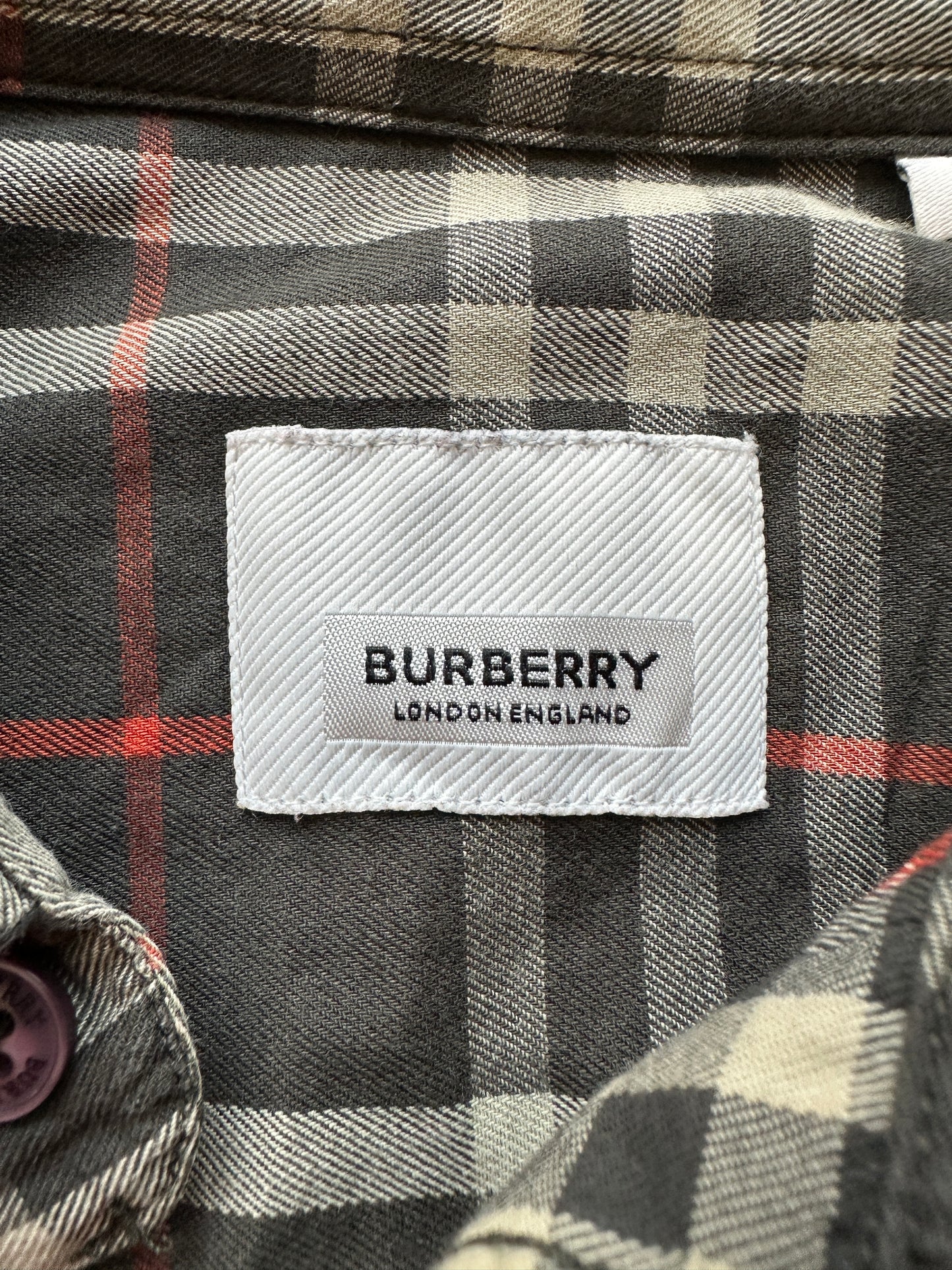 Camisa Burberry vintage