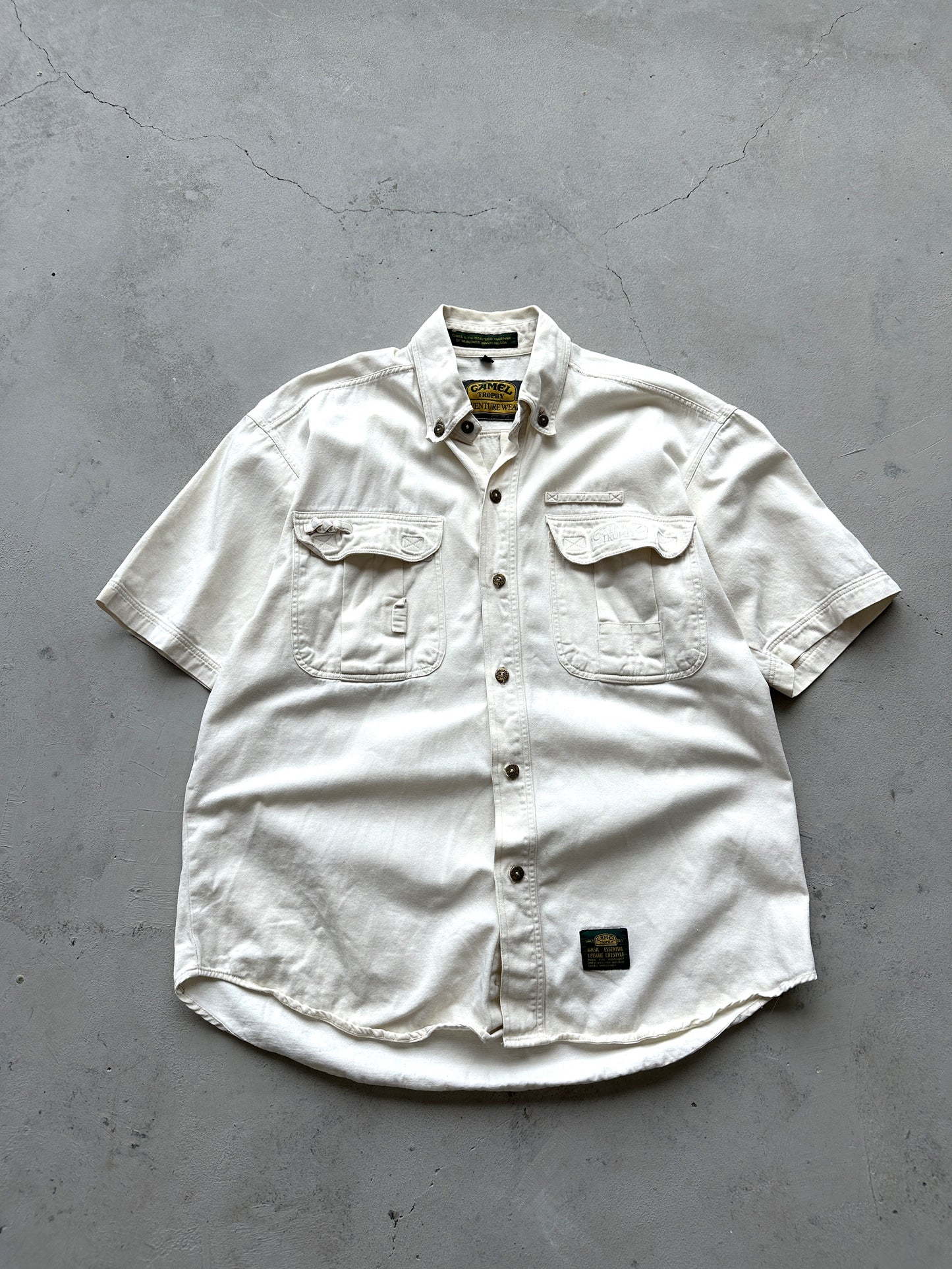 Camisa Camel vintage 90s